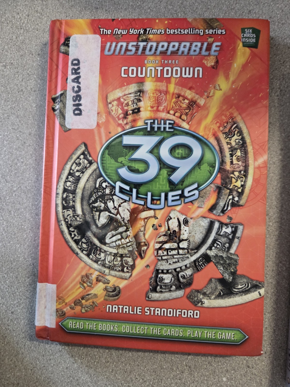39 Clues. 16 Book Lot. Mixed Series 1 Card Pack Replacement Set. Most Cards Gone