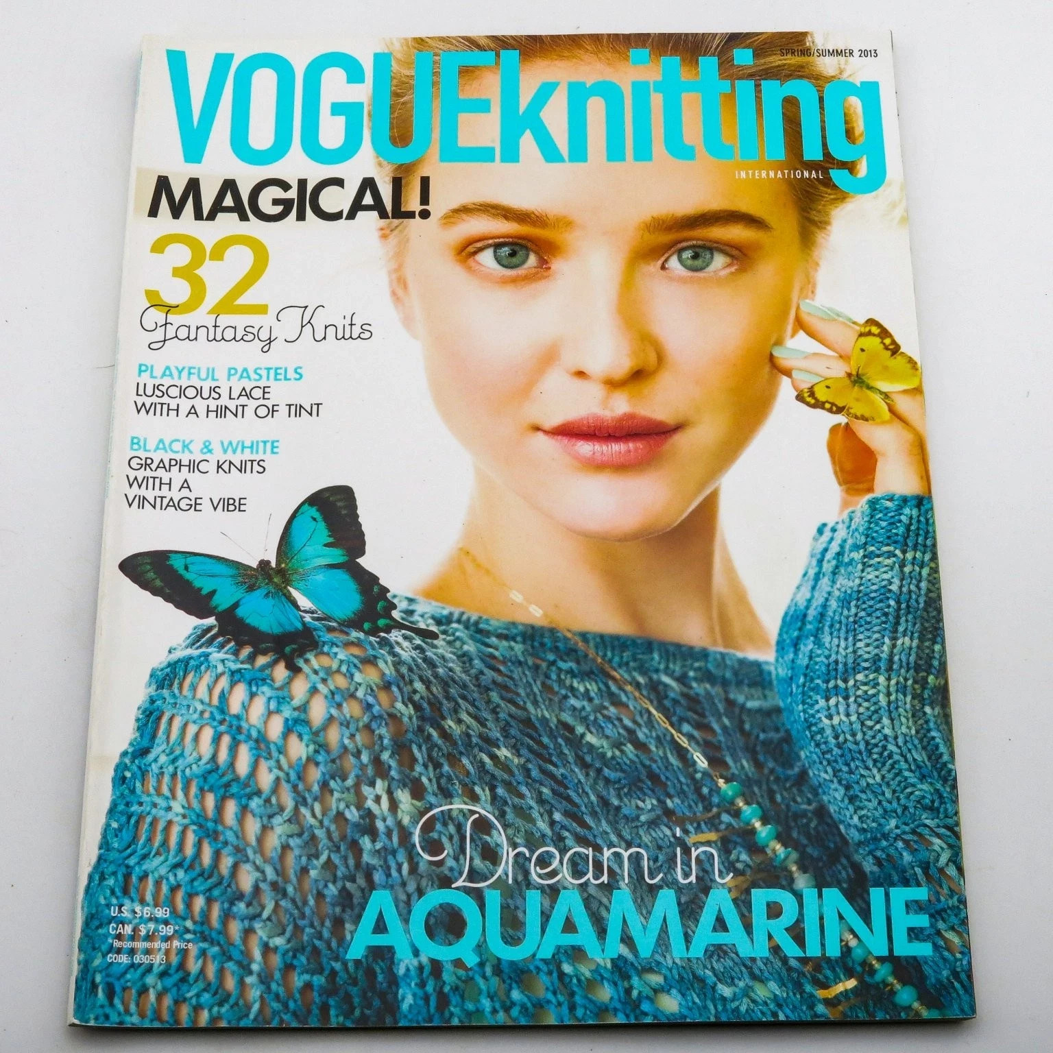 Vintage Vogue Knitting International Magazine Spring Summer 2013 New 112 pages
