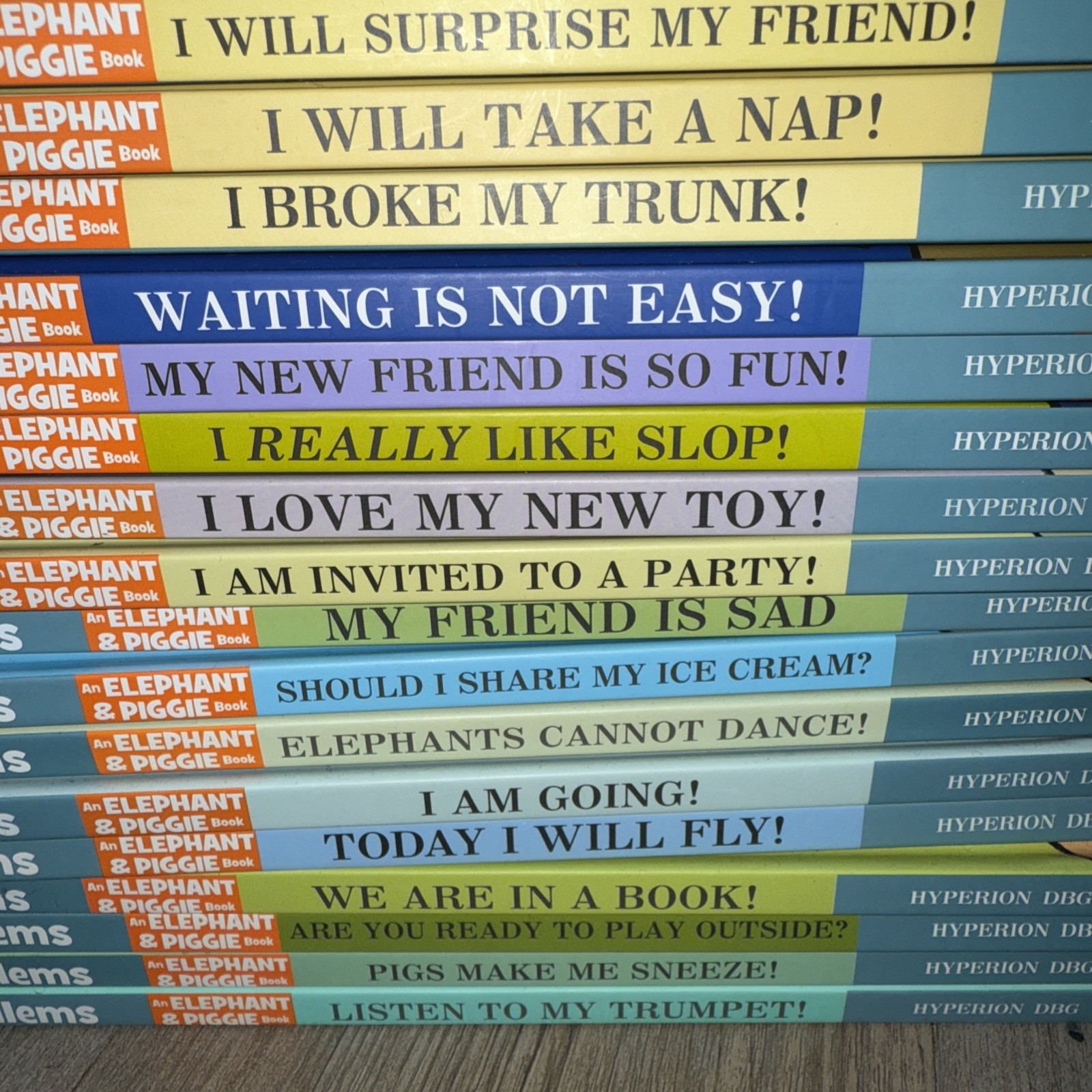 Elephant & Piggie Kids Book Lot By Mo Willems First Edition Hardcover New K-2