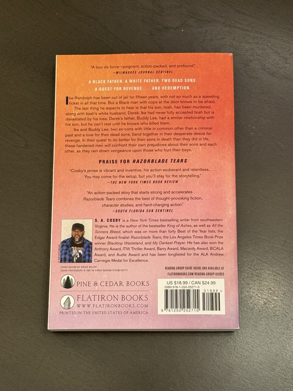 Razorblade Tears by S.A. Cosby Paperback