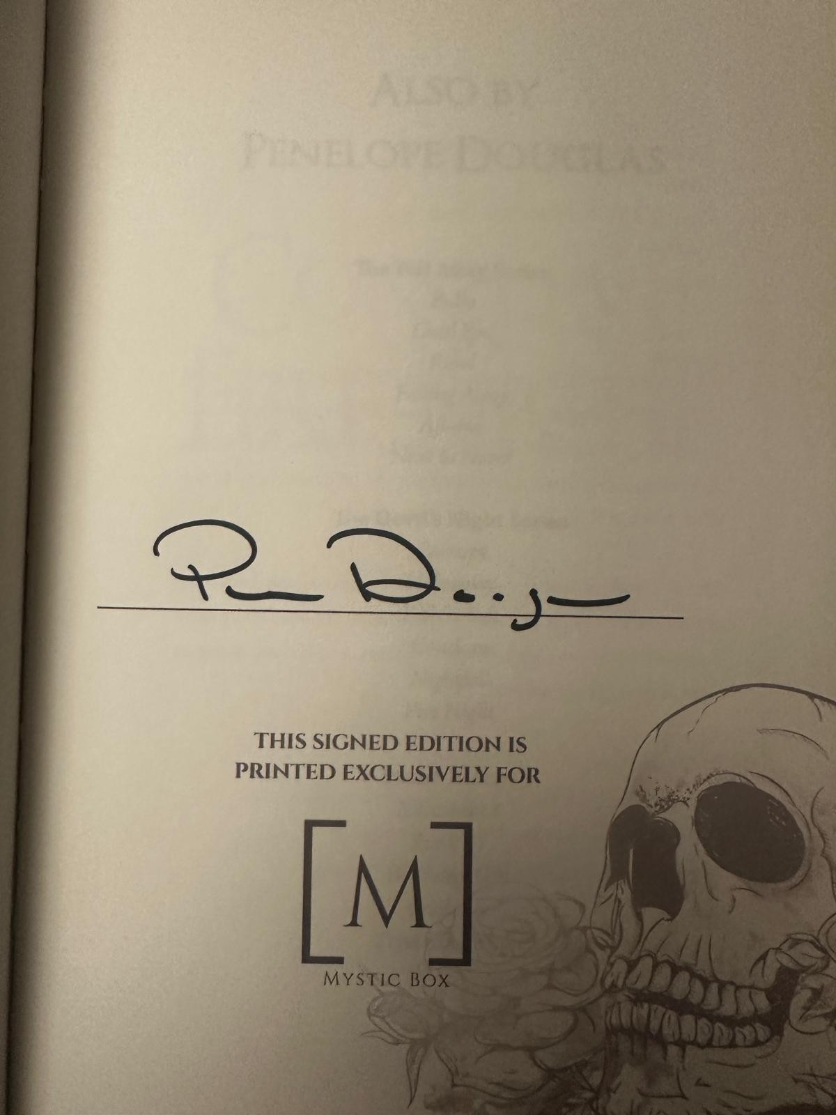 Penelope Douglas Devil’s Night Mystic Box- Nightfall/Conclave Firenight Signed