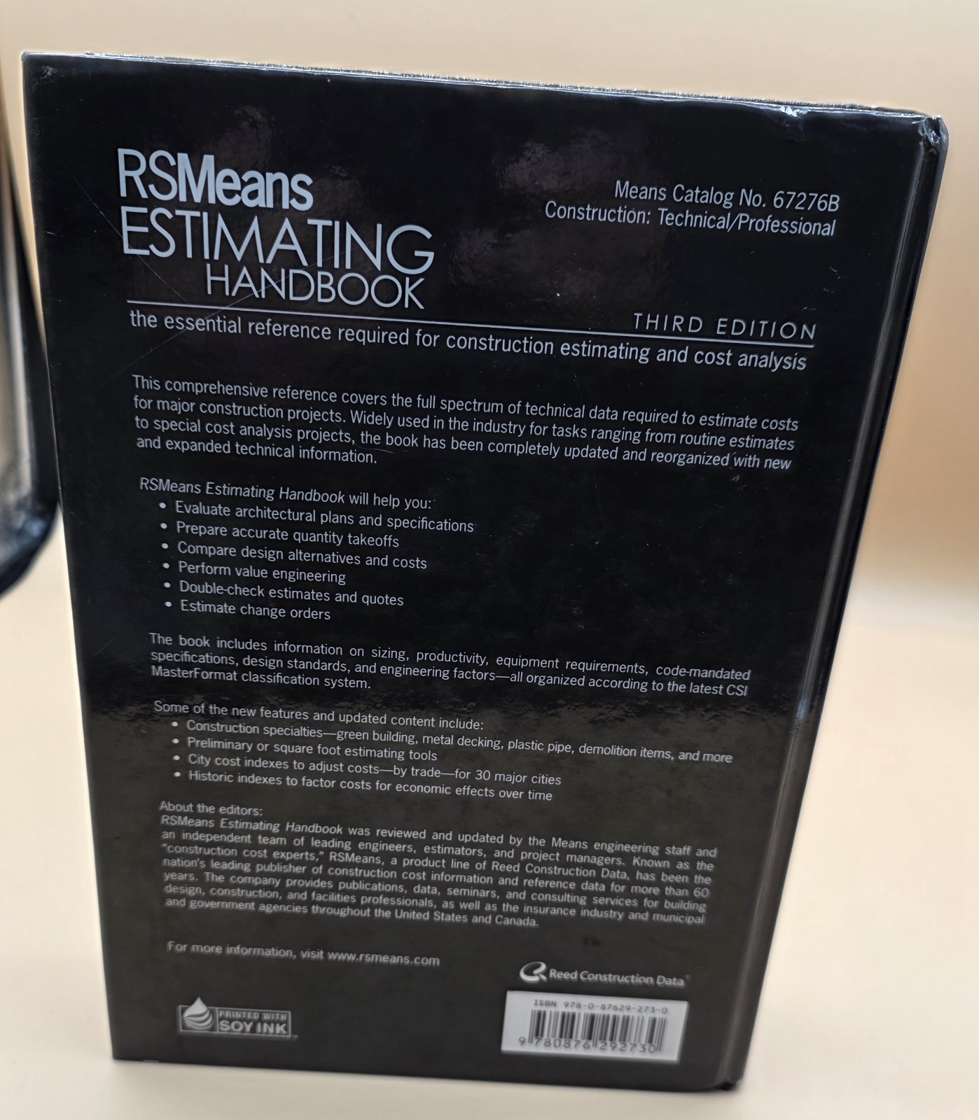 RSMeans Estimating Handbook by RSMeans (2009, Hardcover)