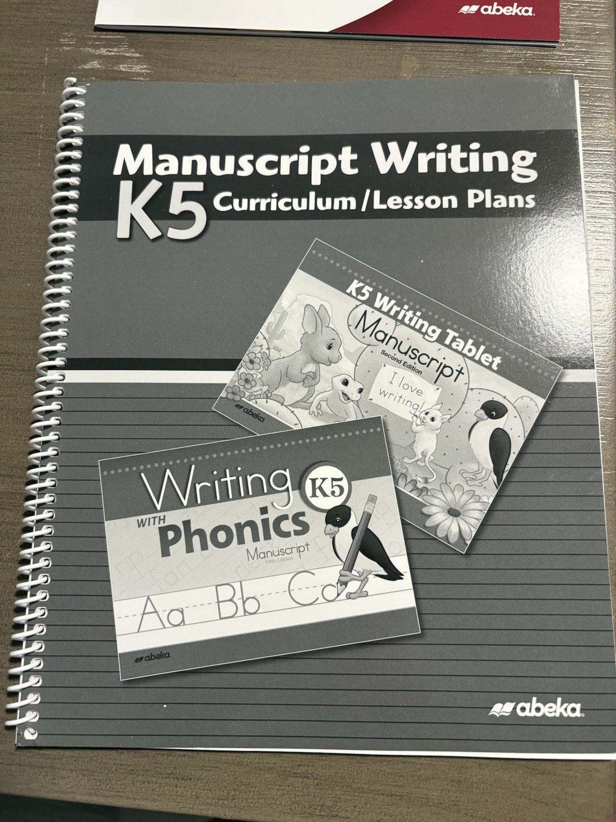 Abeka K5 Manuscript Writing Curriculum Lesson Plans Kindergarten Homeschool