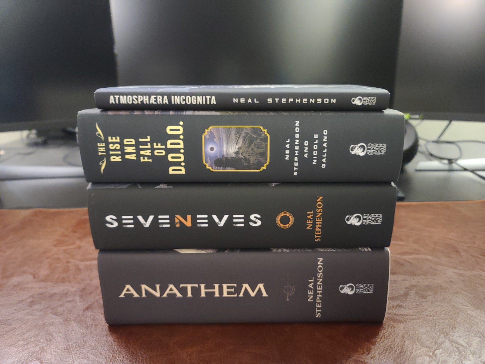 Anathem, Seveneves, Atmosphera Incognita, DODO Subterranean Matching Numbered