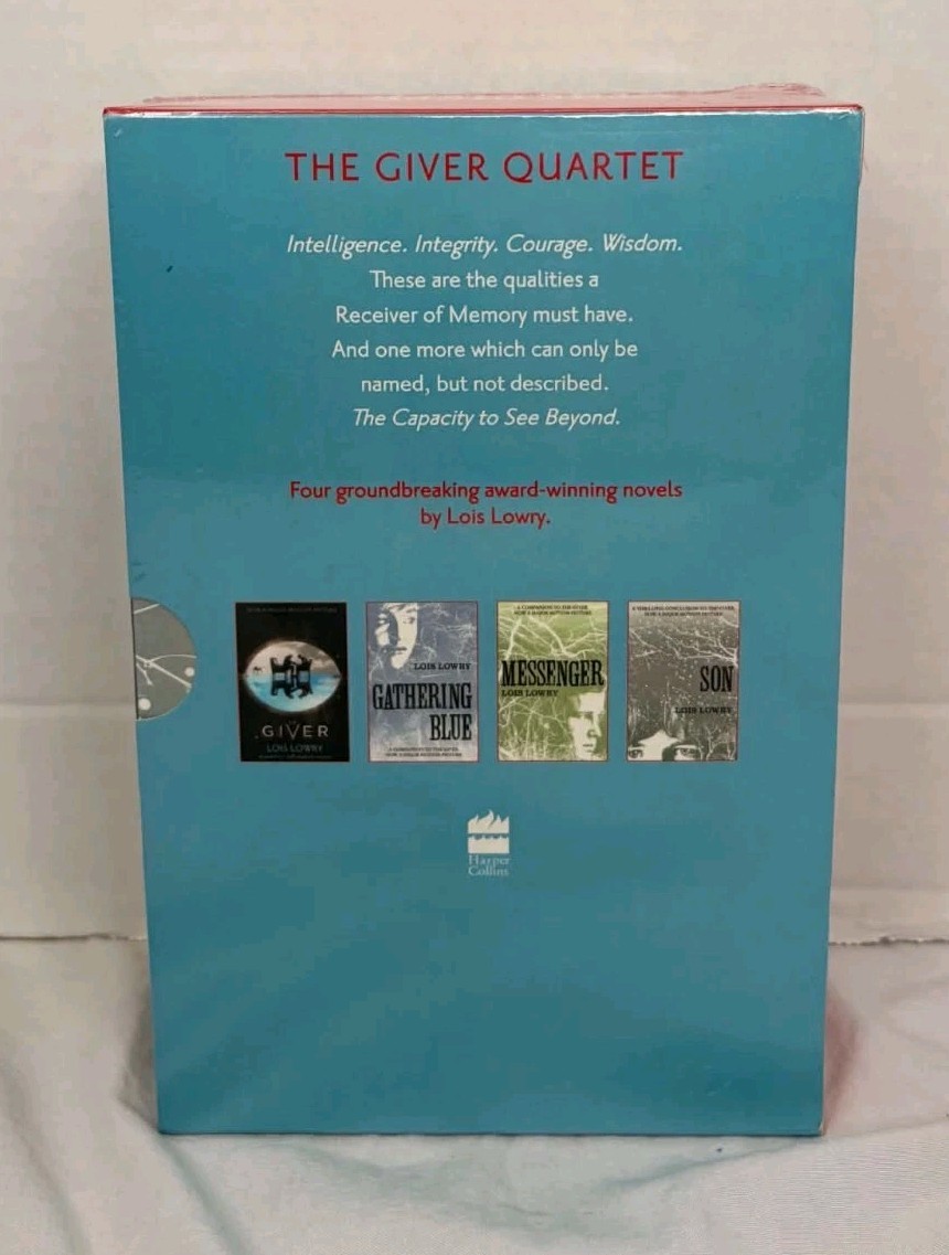 NEW The Giver Quartet 4 Books Set Dystopian Fiction Book Gift Collection Library