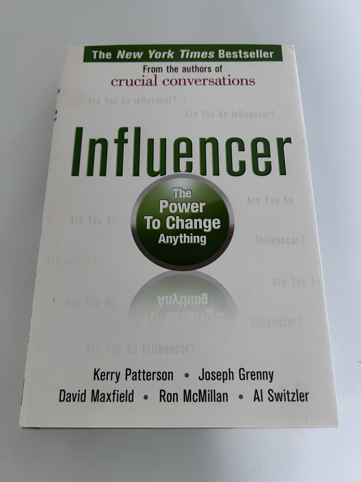 Influencer The Power to Change Anything – Kerry Patterson – Hardcover