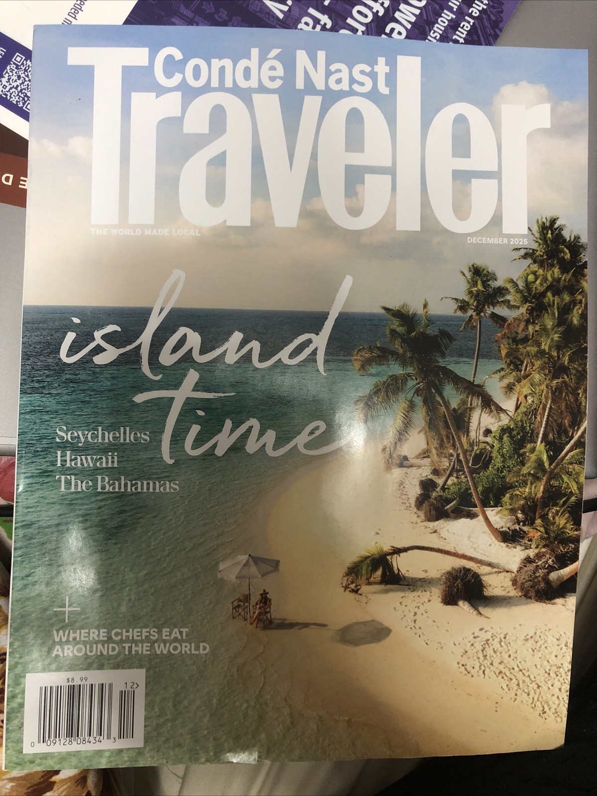 NEW Conde Nast Traveler Magazine December 2025 Island Time FREE SHIPPING USA