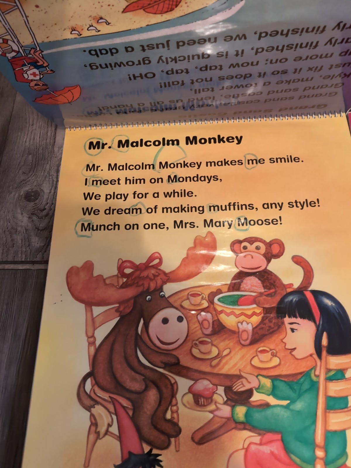 READING STREET Scott Foresman K TALK WITH ME SING PHONICS SONGS RHYMES CHART