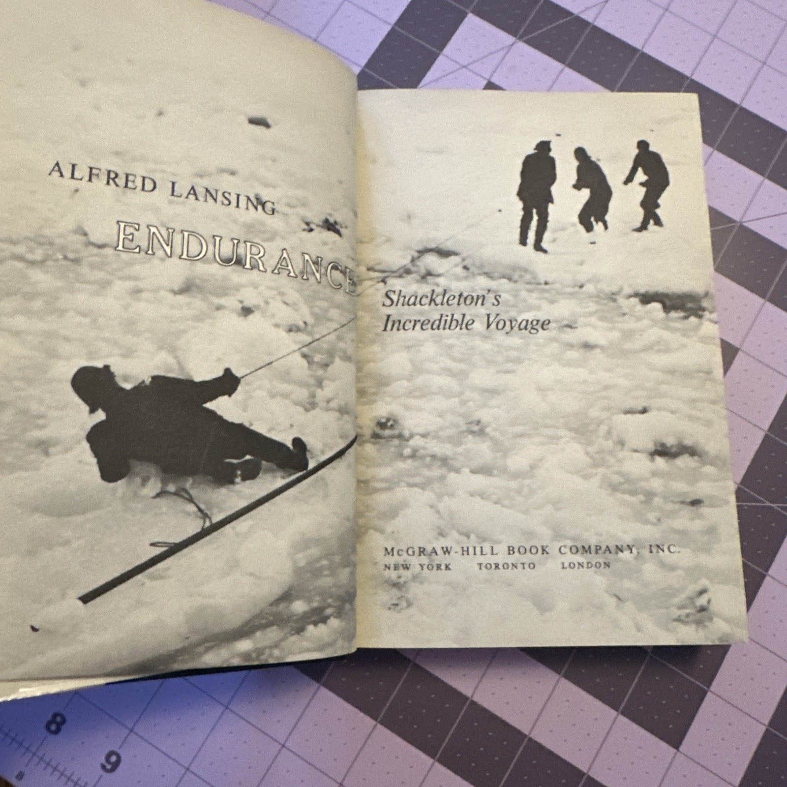 Endurance by Alfred Lansing 1st Printing, 1st Edition (Hardcover. Price clipped)