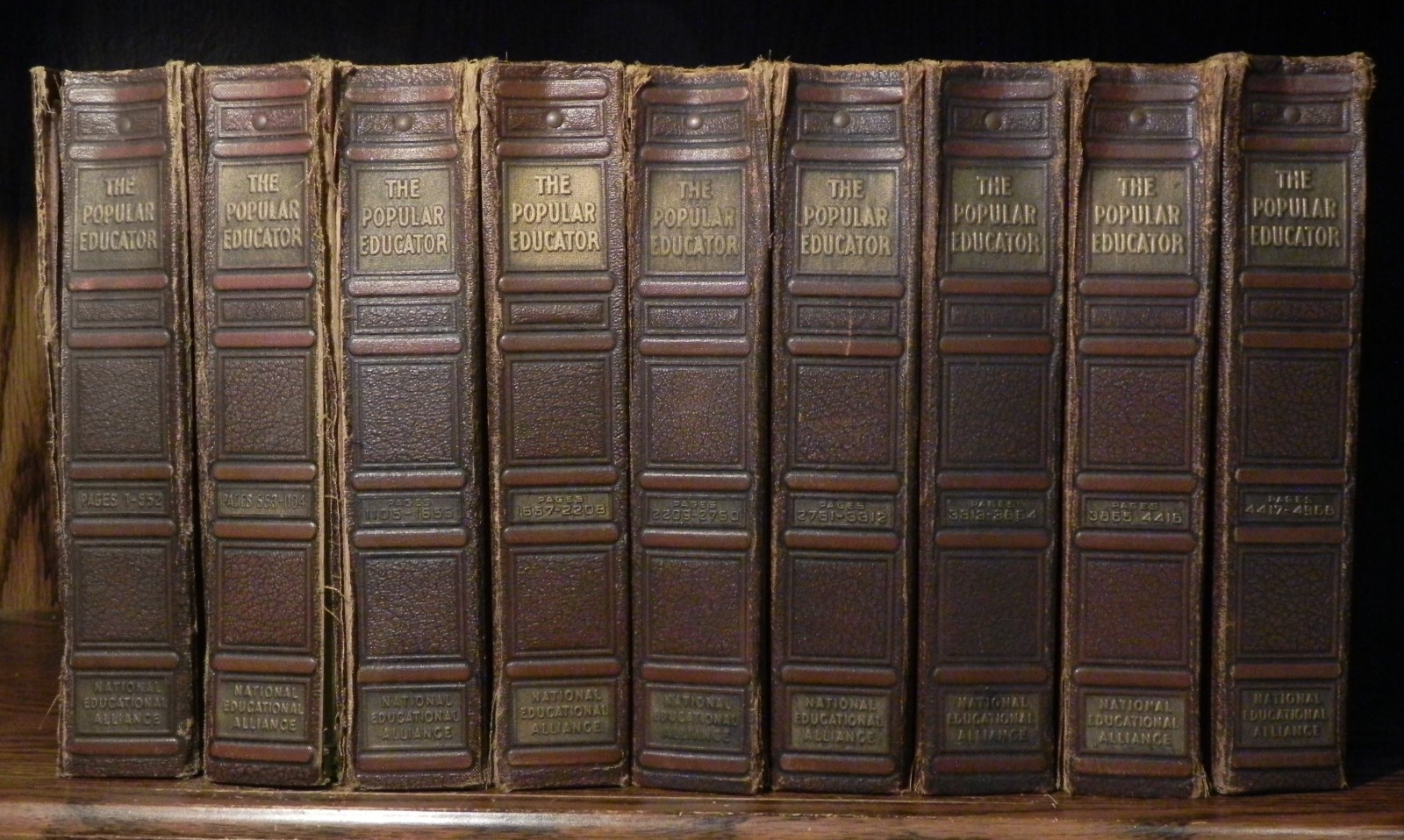 1938 The Popular Educator – Full Set 9 Volumes 54 Issues – Home University Books