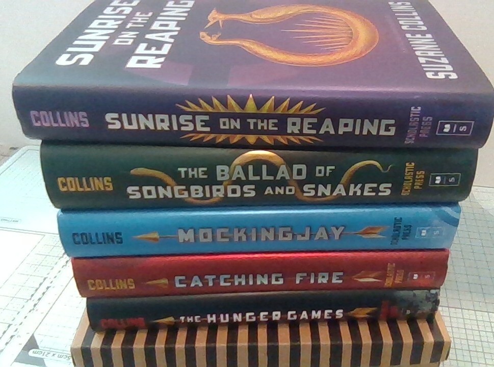 The Hunger Games- Complete Set, by Suzanne Collins, Vol 1-5, All 1st Ed., HC