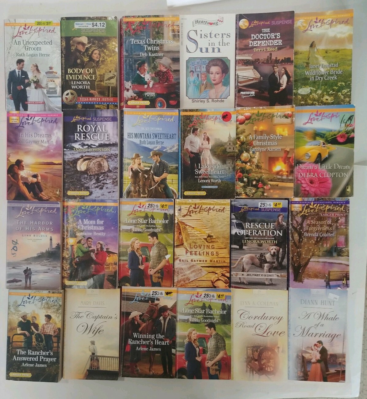 Love Inspired / Heartsong Inspirational Romance Books lot of 10 random titles