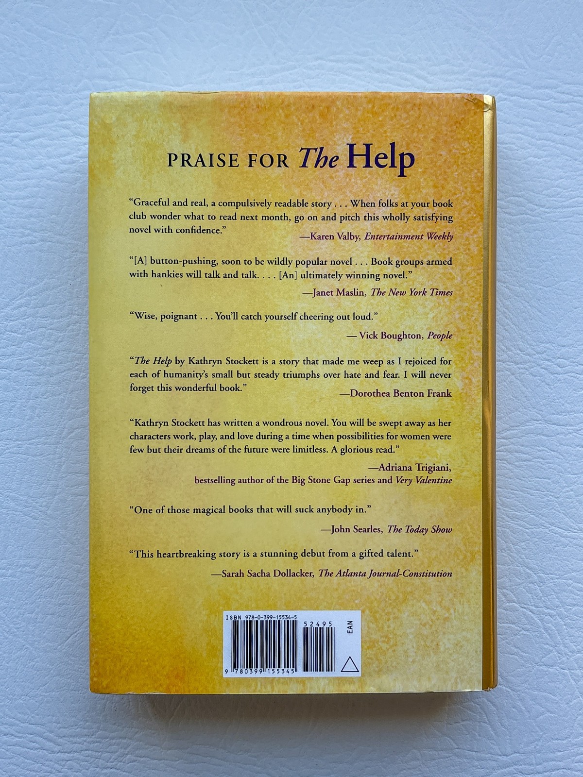 The Help Kathryn Stockett Signed Autographed Copy Hardcover