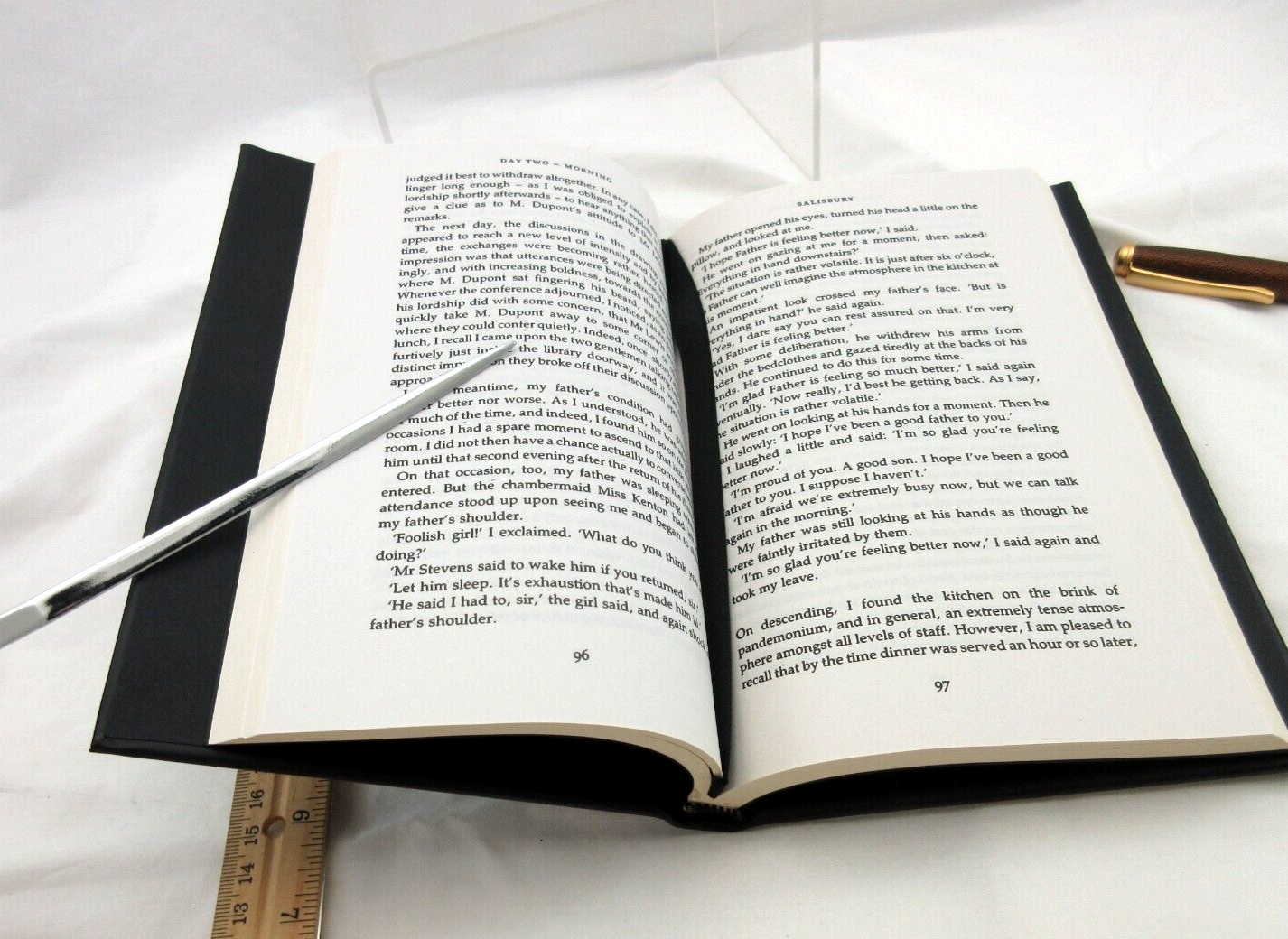 The Remains of the Day Kazuo Ishiguro Leather Bound Hardcover Black