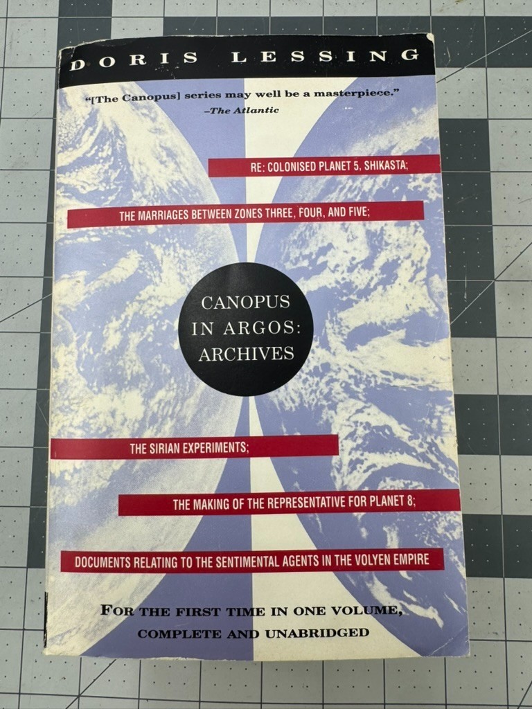 Canopus in Argos: Archives by Doris Lessing 1992 Vintage Books Paperback Good