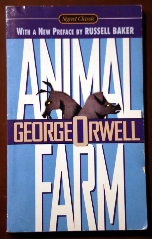 ANIMAL FARM by George Orwell 1996 Signet CE2634 Vintage Paperback Baker Preface