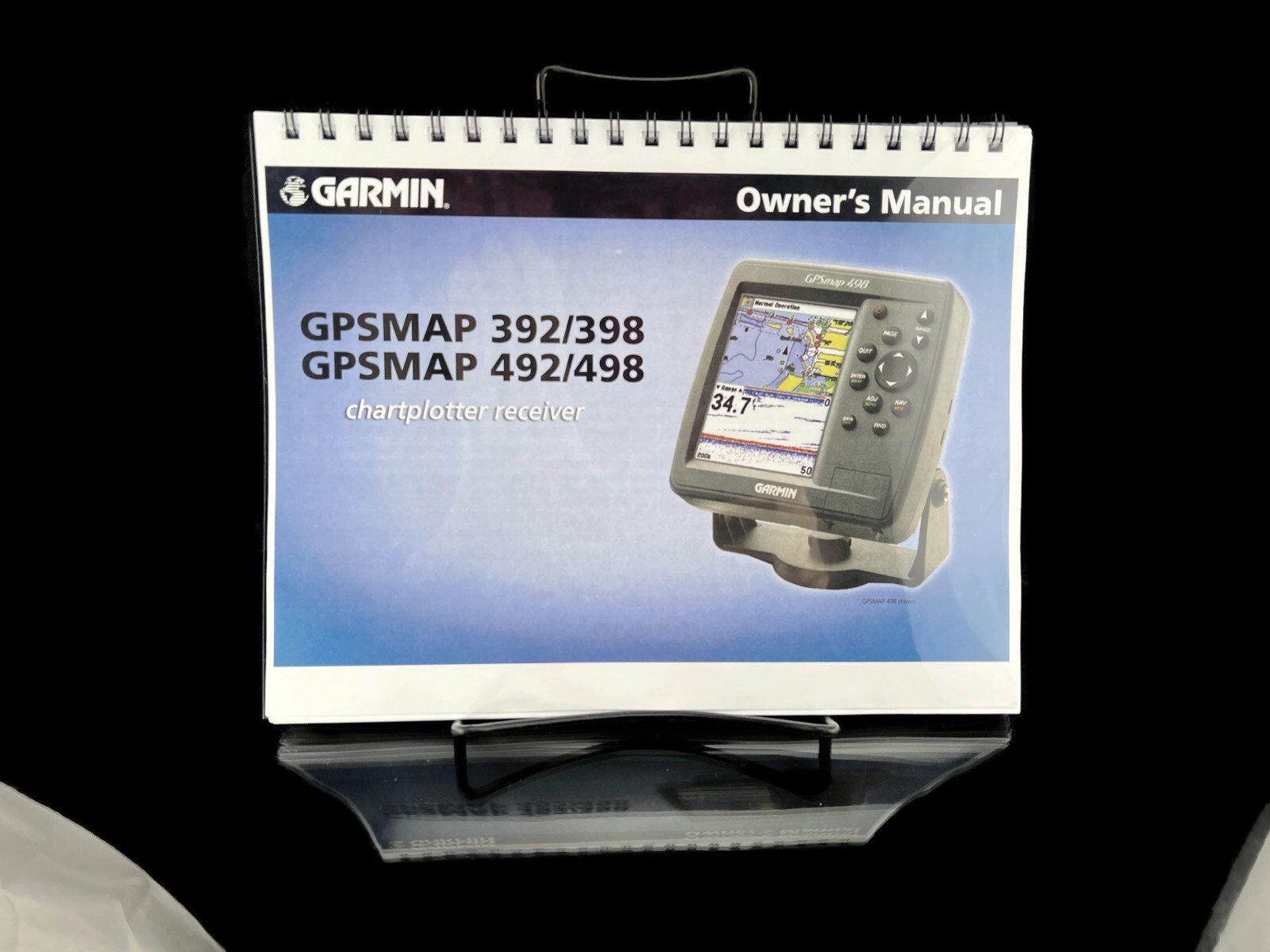 Garmin Owners Manual Chartplotter Receiver: 392 398 492 498 – Color, Free Ship