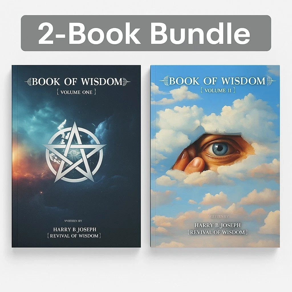 Book of Wisdom Volumes 1 & 2 by Harry B. Joseph -Paperback Bundle