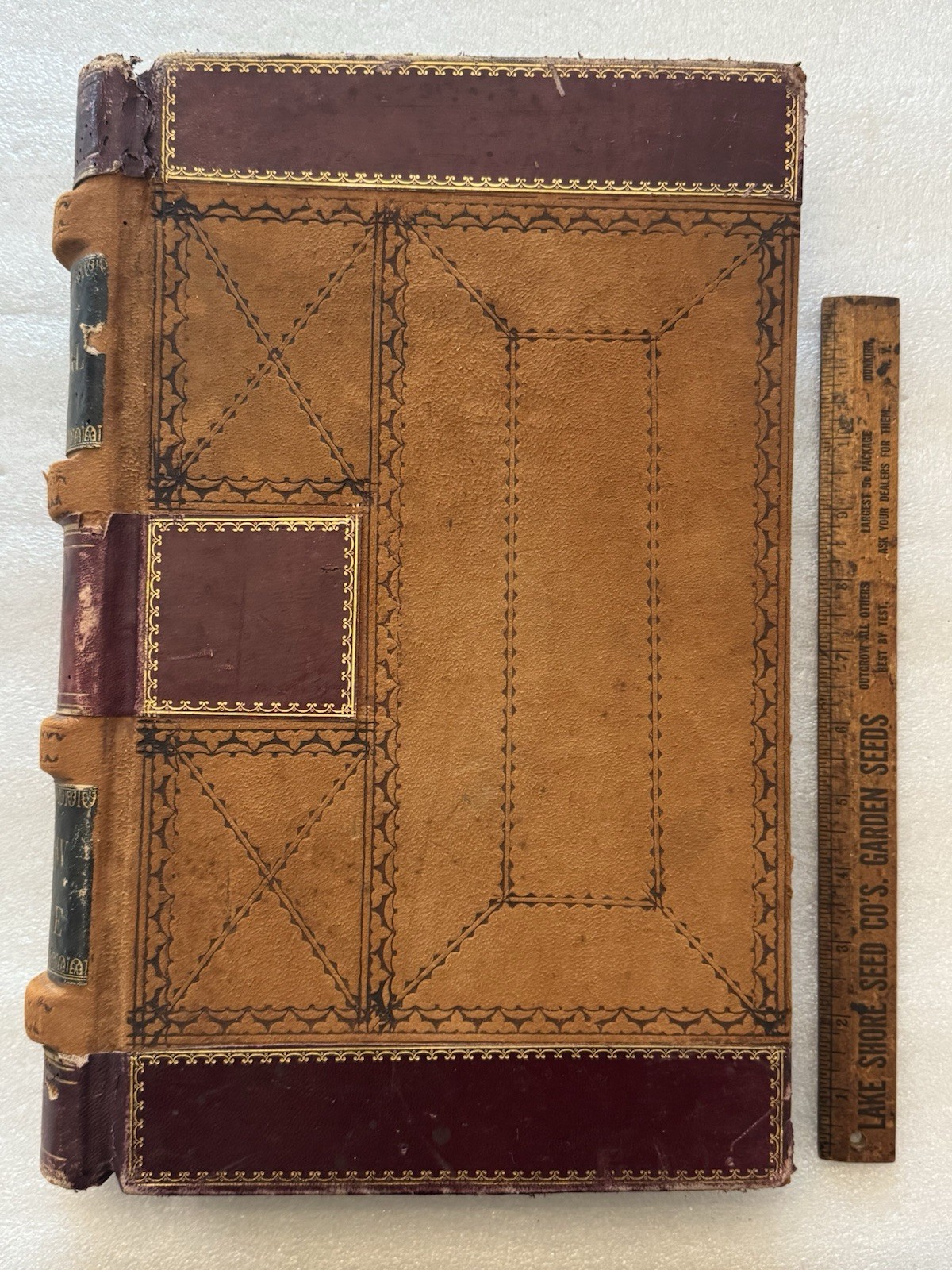Circa 1880s Antique Mostly Unused Ledger Journal 600+ Pages Medairy & Bowers