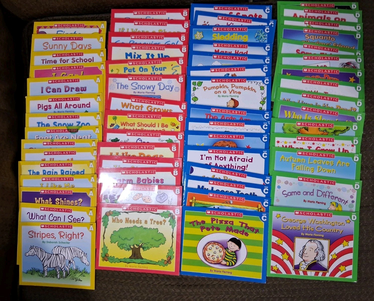 Scholastic Little Leveled Readers A B C D Set Lot – FREE SHIPPING