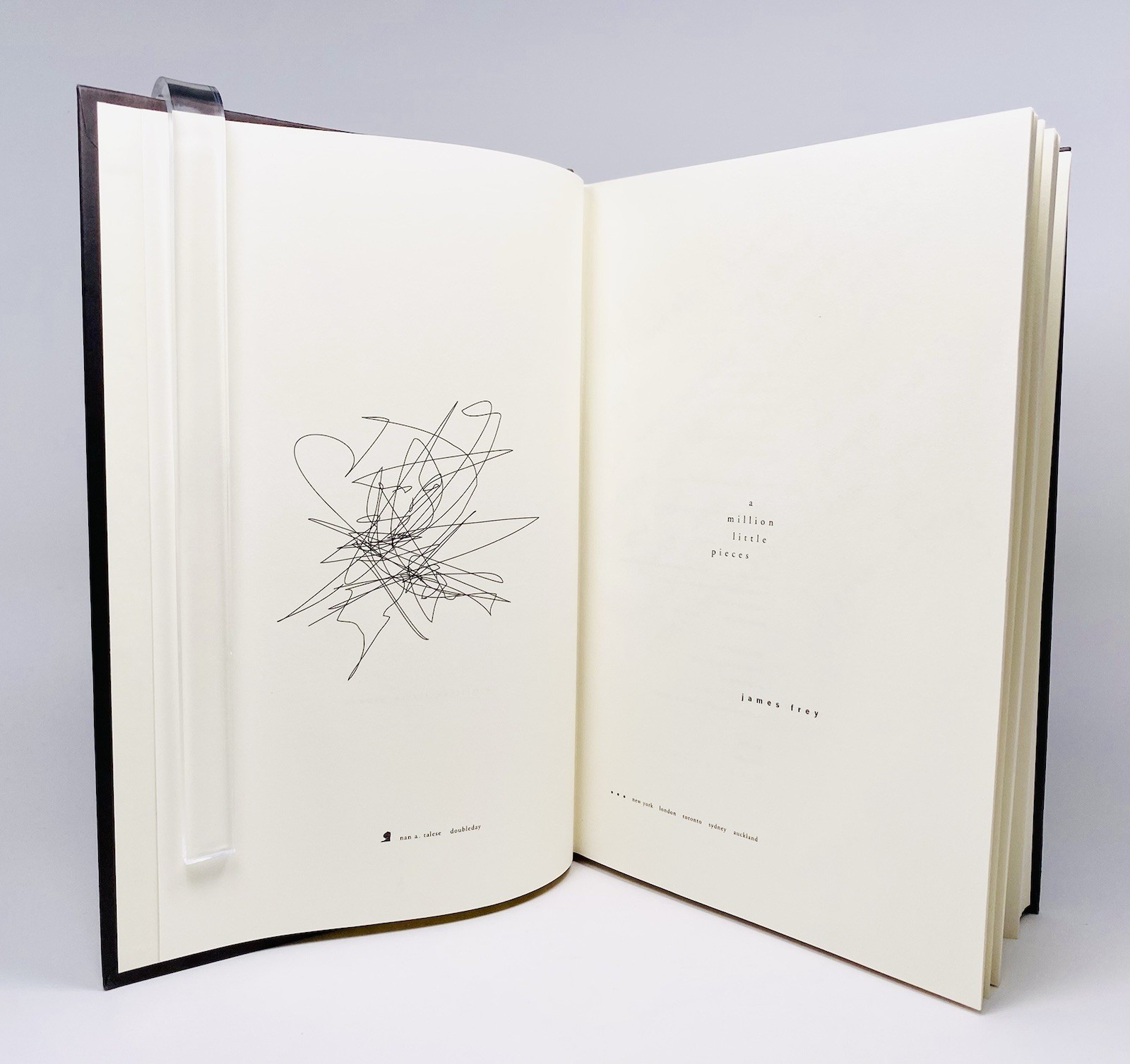 James FREY, A MILLION LITTLE PIECES, *SIGNED*, 1ST EDITION, 1ST PRINTING, 2003