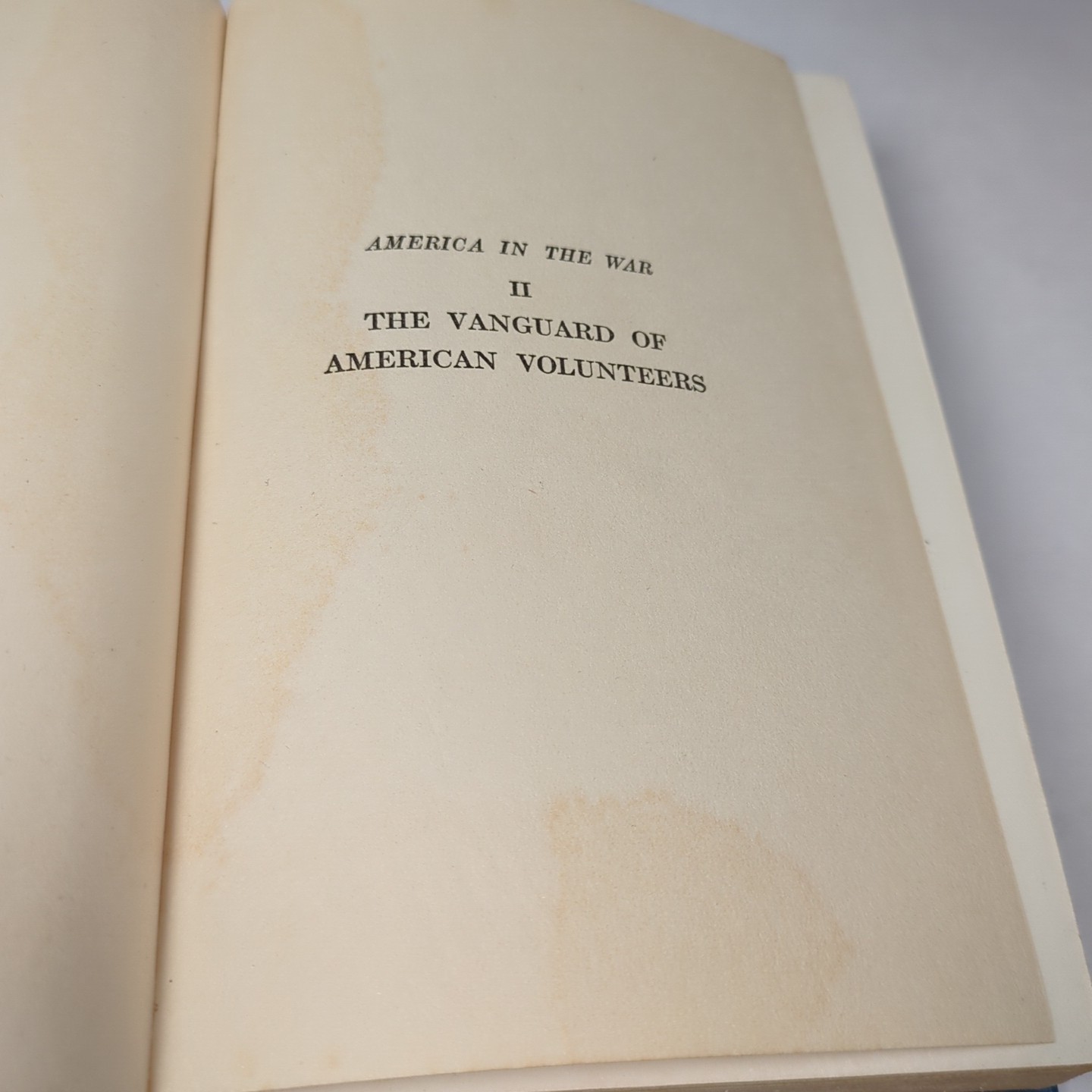 AMERICA IN THE WAR 5 Volumes Complete Set 1919 Charles Scribner’s Sons HC