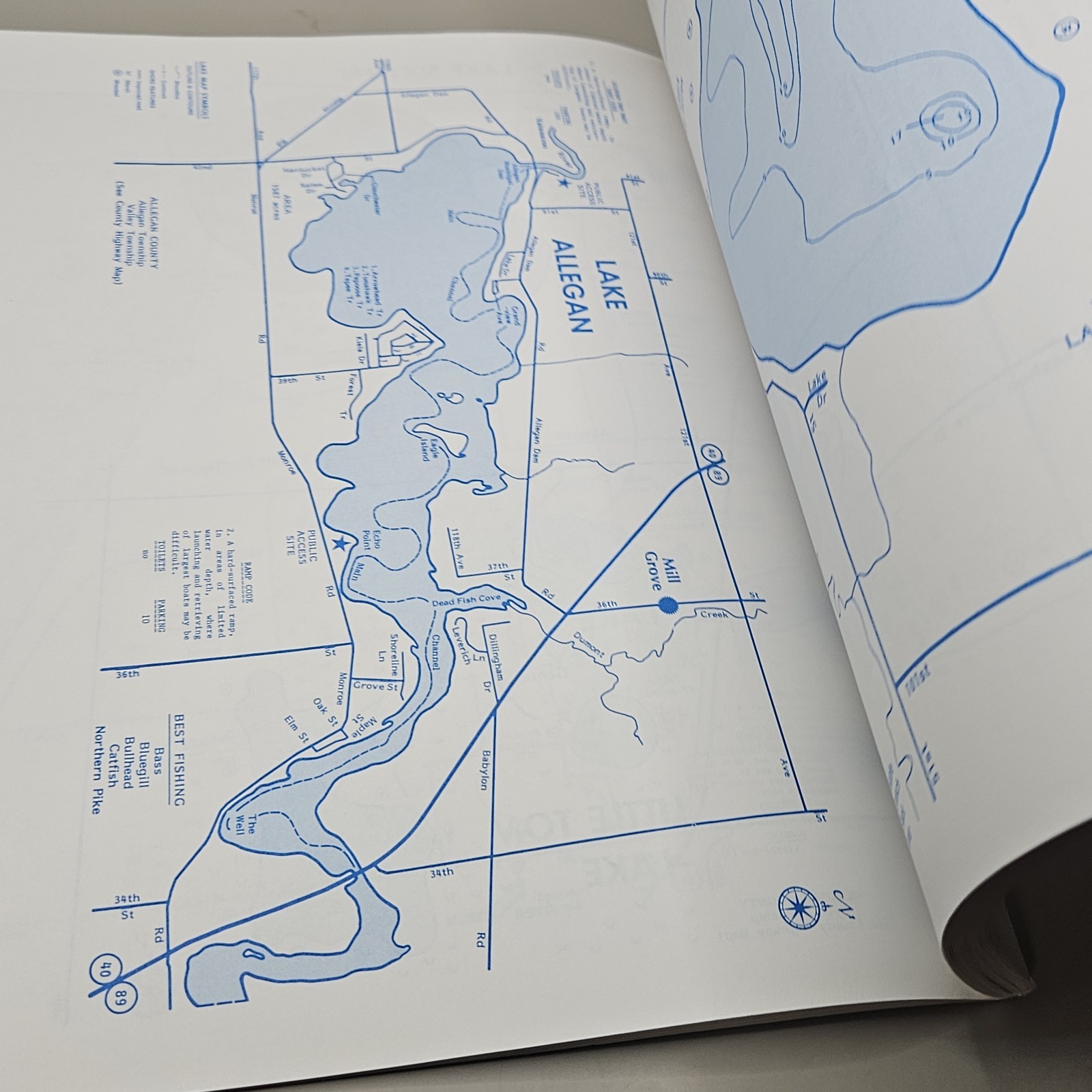 Allegan Barry Kent Muskegon Ottawa 138 Lake Maps Michigan Bright Spot Maps