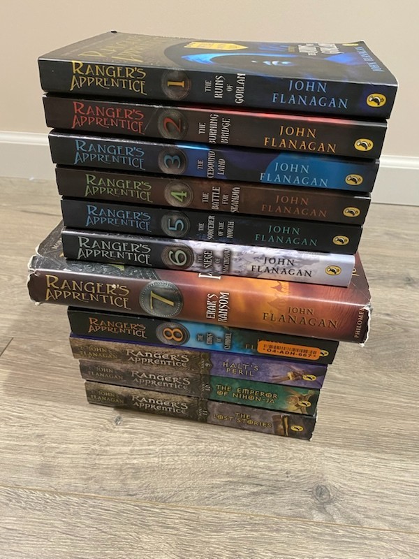 THE RANGER’S APPRENTICE by John Flanagan 1, 2, 3, 4, 5, 6, 7, 8,9,10 & 11