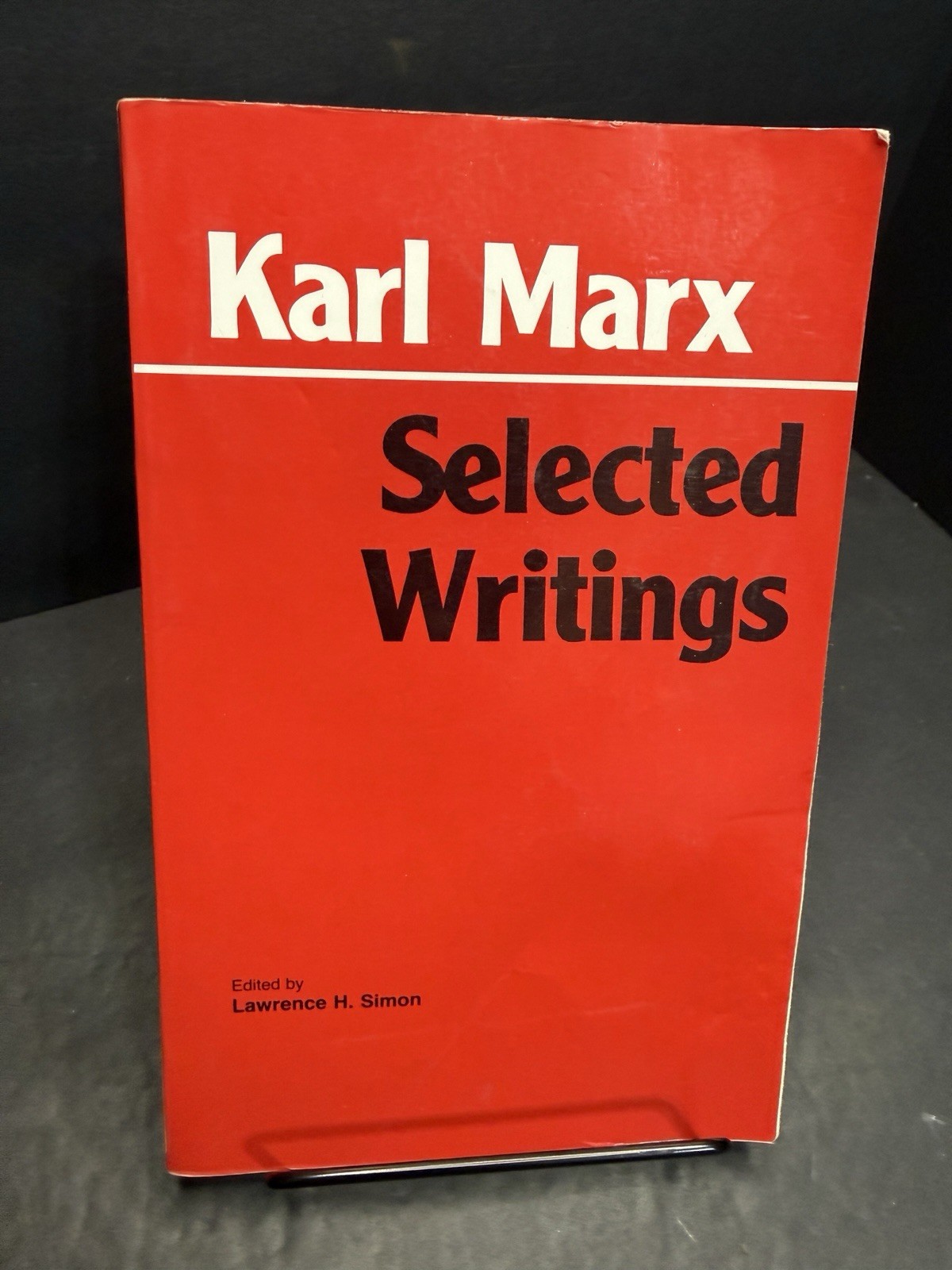 Marx: Selected Writings (Hackett – Paperback, by Marx Karl; Simon – Acceptable