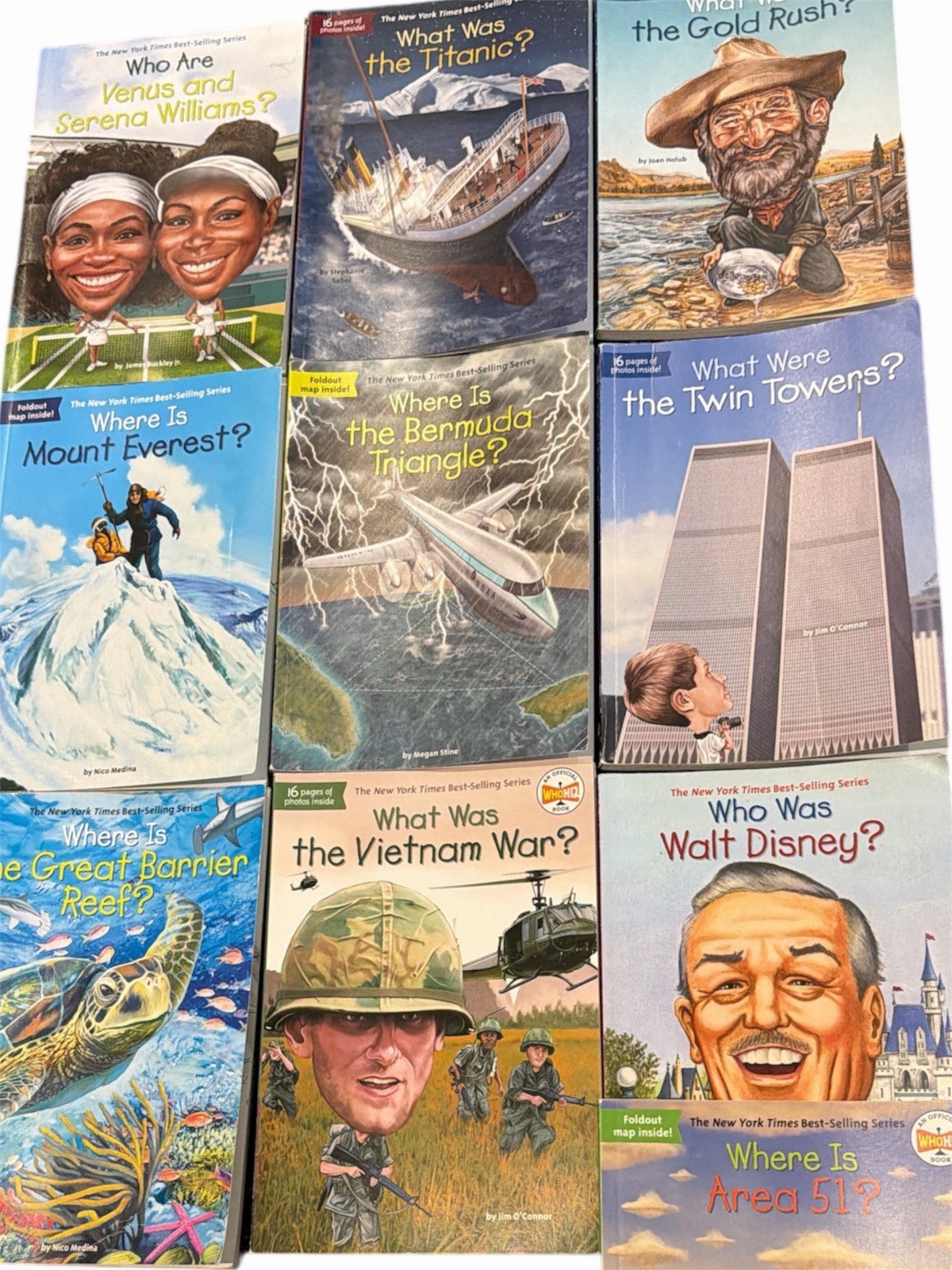 WHO WAS, WHAT ARE, WHO IS,WHERE BOOKS Biography History Homeschool