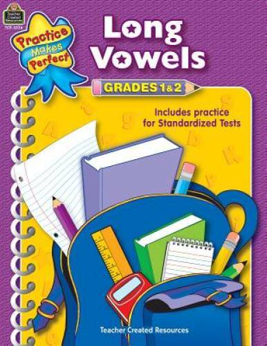 Long Vowels Grades 1-2 (Phonics) – Paperback By Governale – GOOD