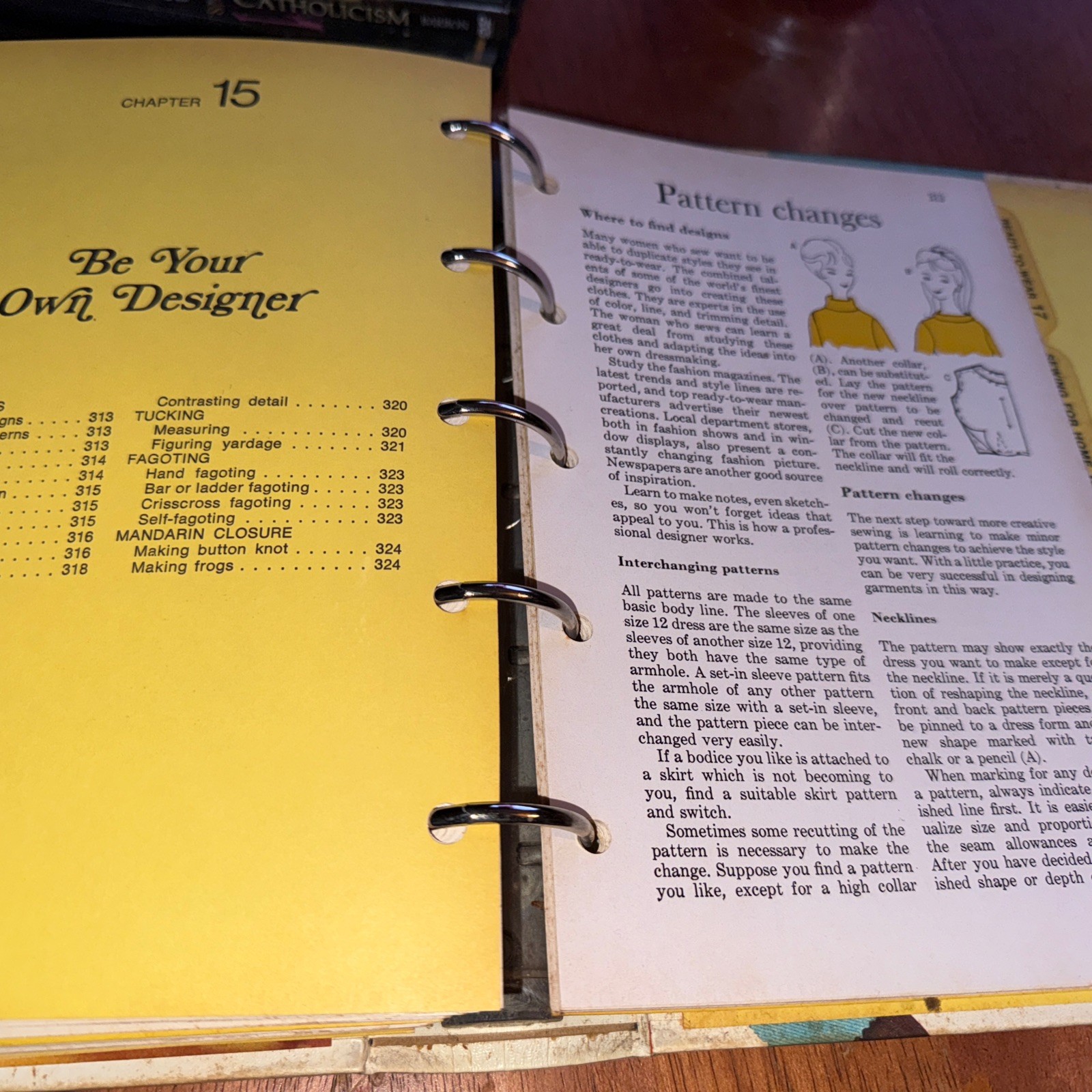 Sewing Book Better Homes and Gardens 1970 Illustrated HC 5-Ring Binder 360 Pages