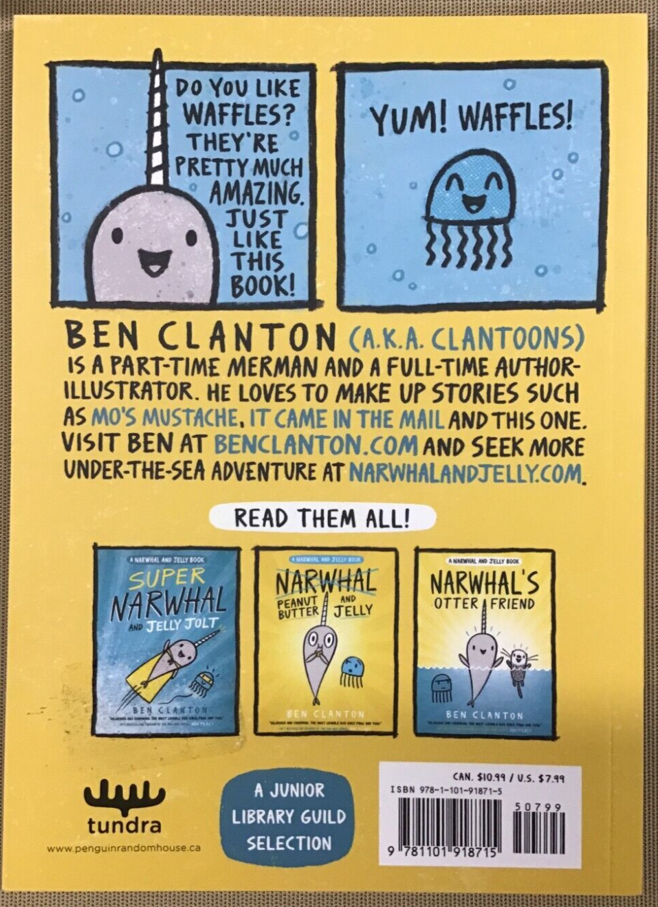 Narwhal: Unicorn of the Sea – by Ben Clanton (Paperback) NEW 📖