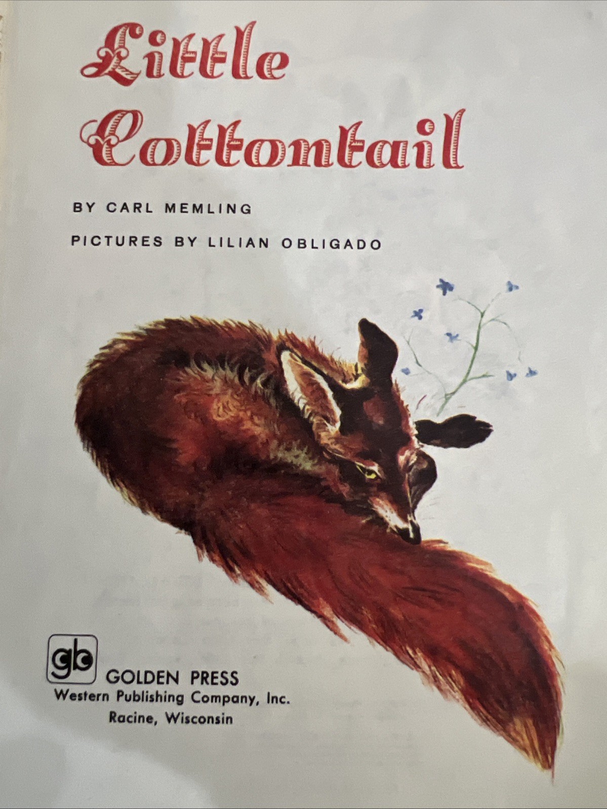 Vintage A Little Golden Book Little Cottontail 476-1 .69 1979 #2437