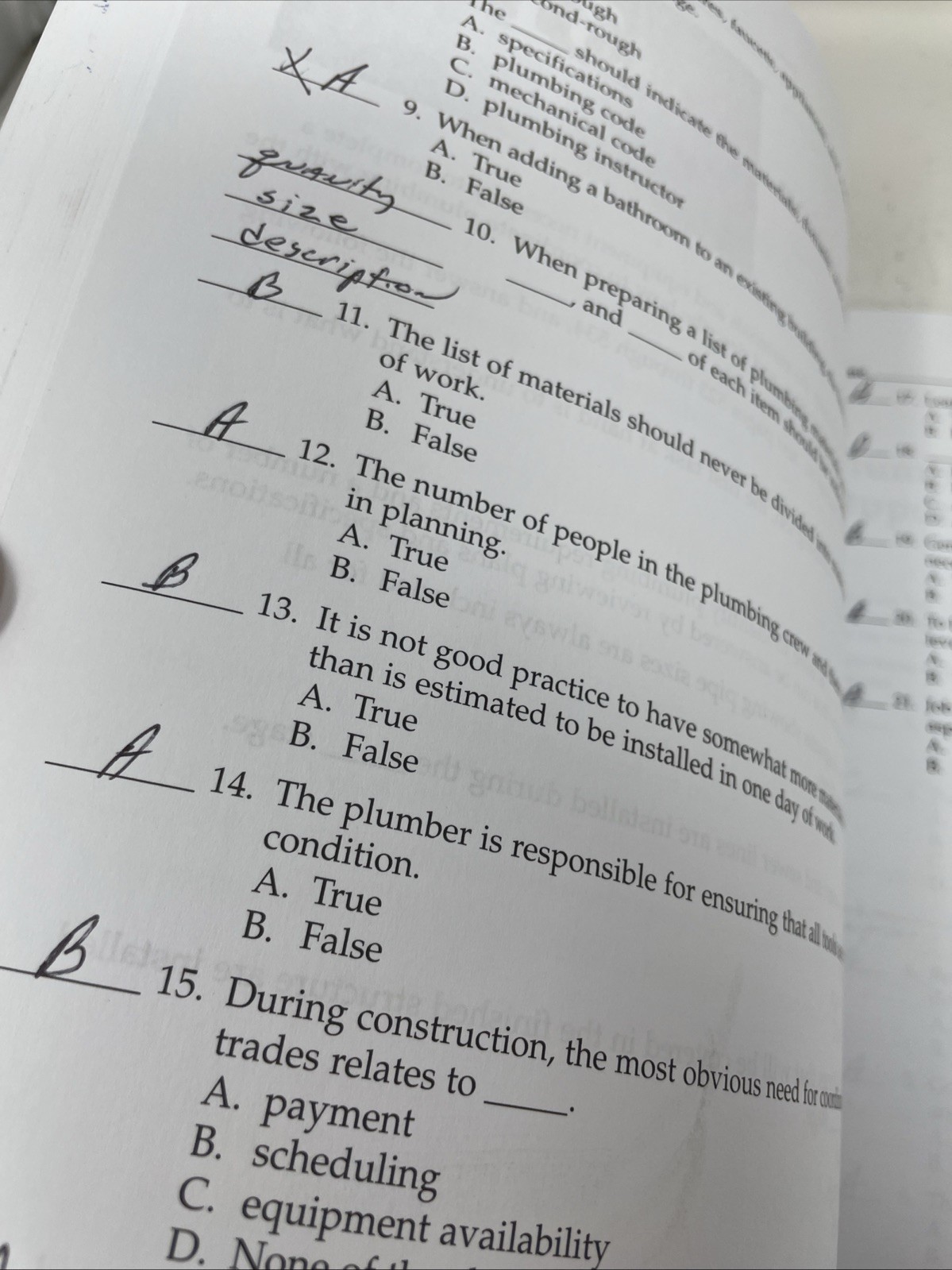 Modern Plumbing by Blankenbaker E. Keith 2005 Written in!