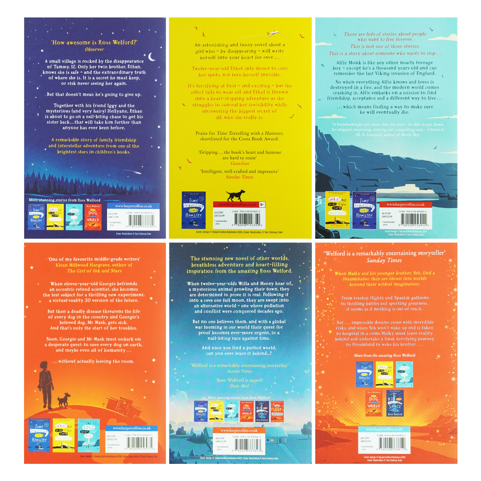 Ross Welford Collection 6 Books Set – Ages 9-12 – Paperback