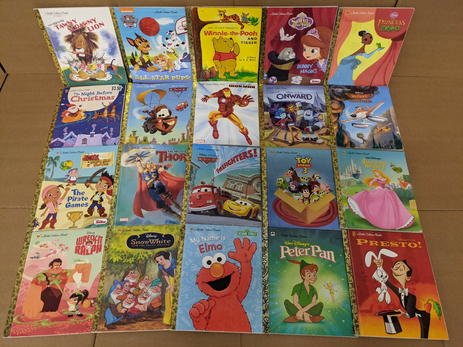Lot of 10 A Little Golden Vintage Walt Disney Classic Kids Books MIX UNSORTED