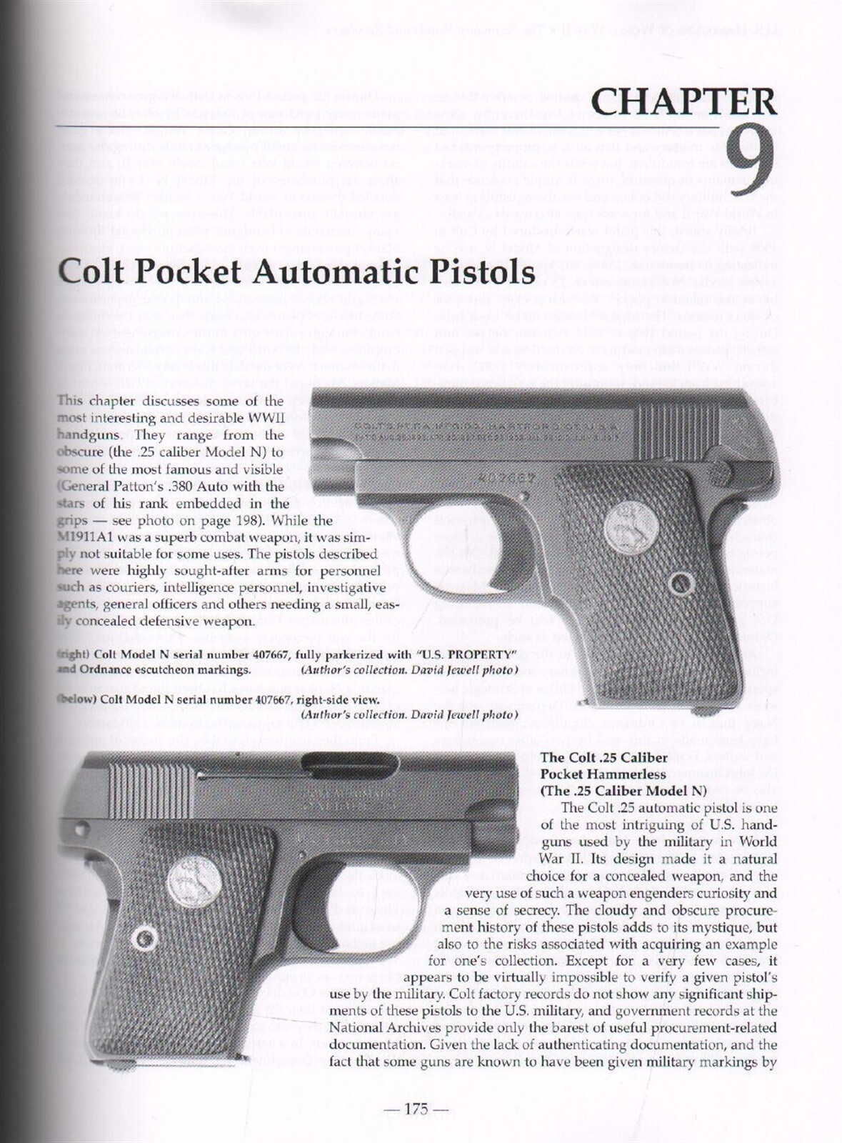 U. S. Handguns of World War II : The Secondary Pistols and Revolvers NEW BOOK