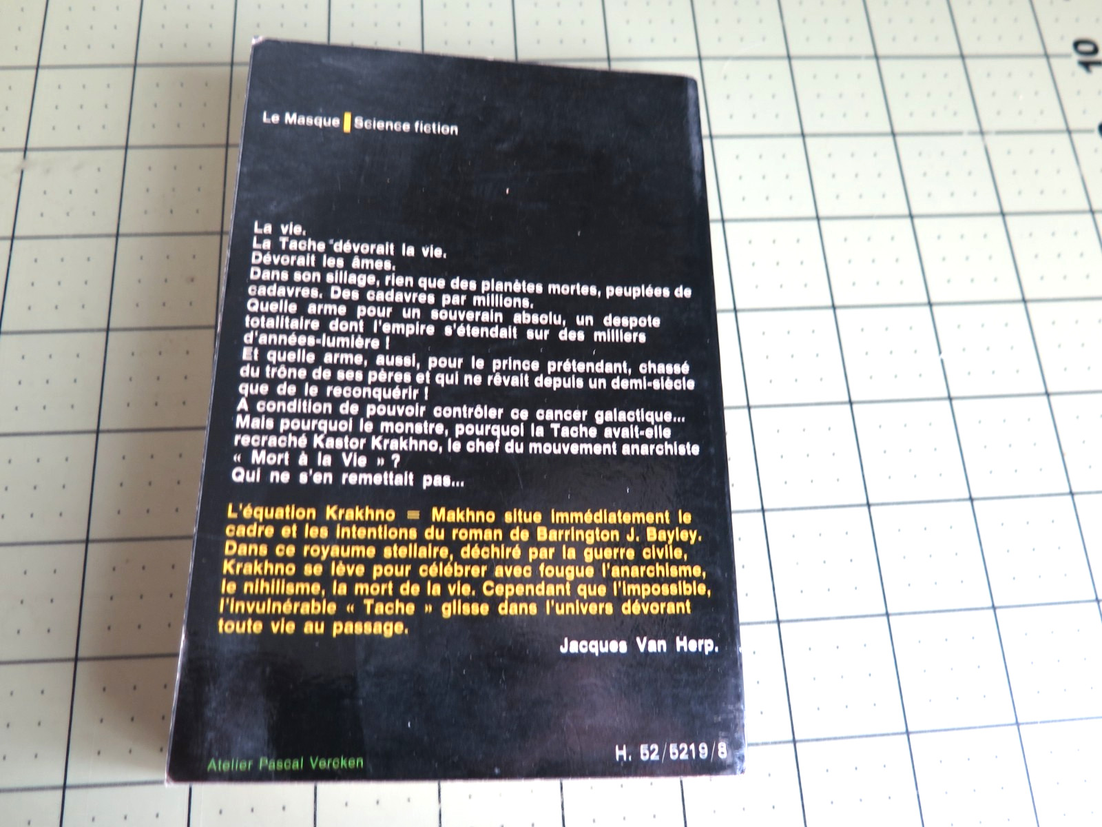 Annihilation Factor by Barrington J Bayley Rare Vintage French edition pb