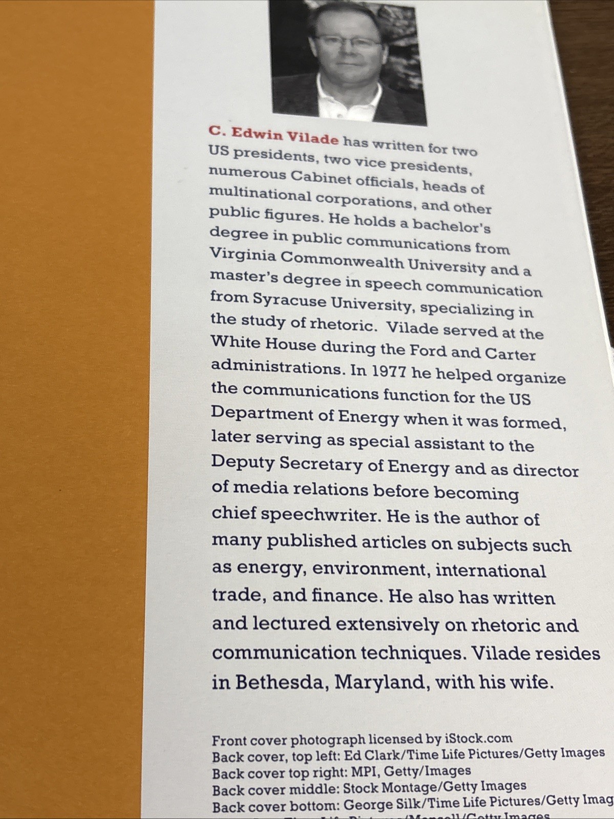 The President’s Speech The Stories Behind Hardcover Book By C. Edwin Vilade 2012