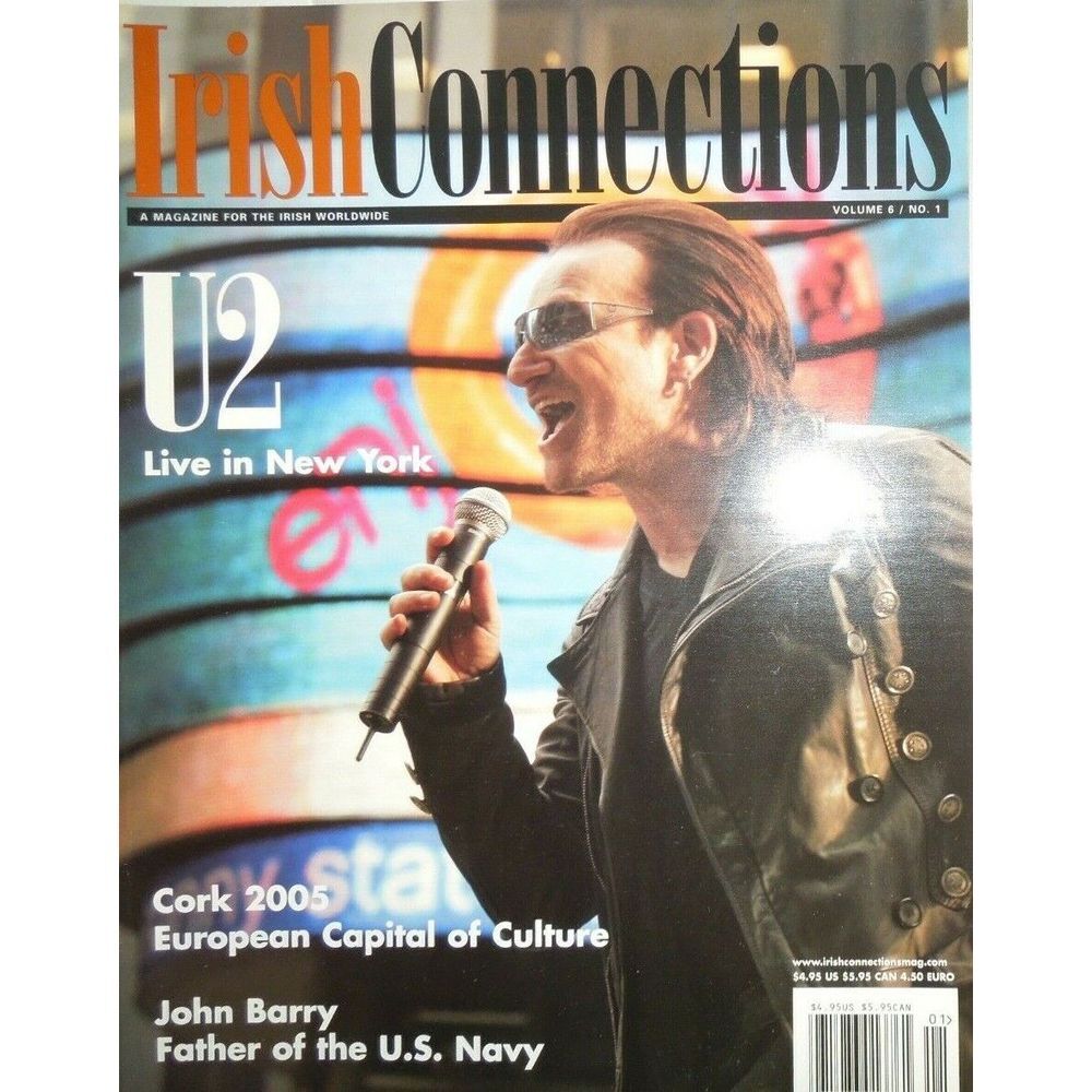 U2 LIVE IN NEW YORK irish connections PAUL HAGGINS john barry ROD STEWART neeson