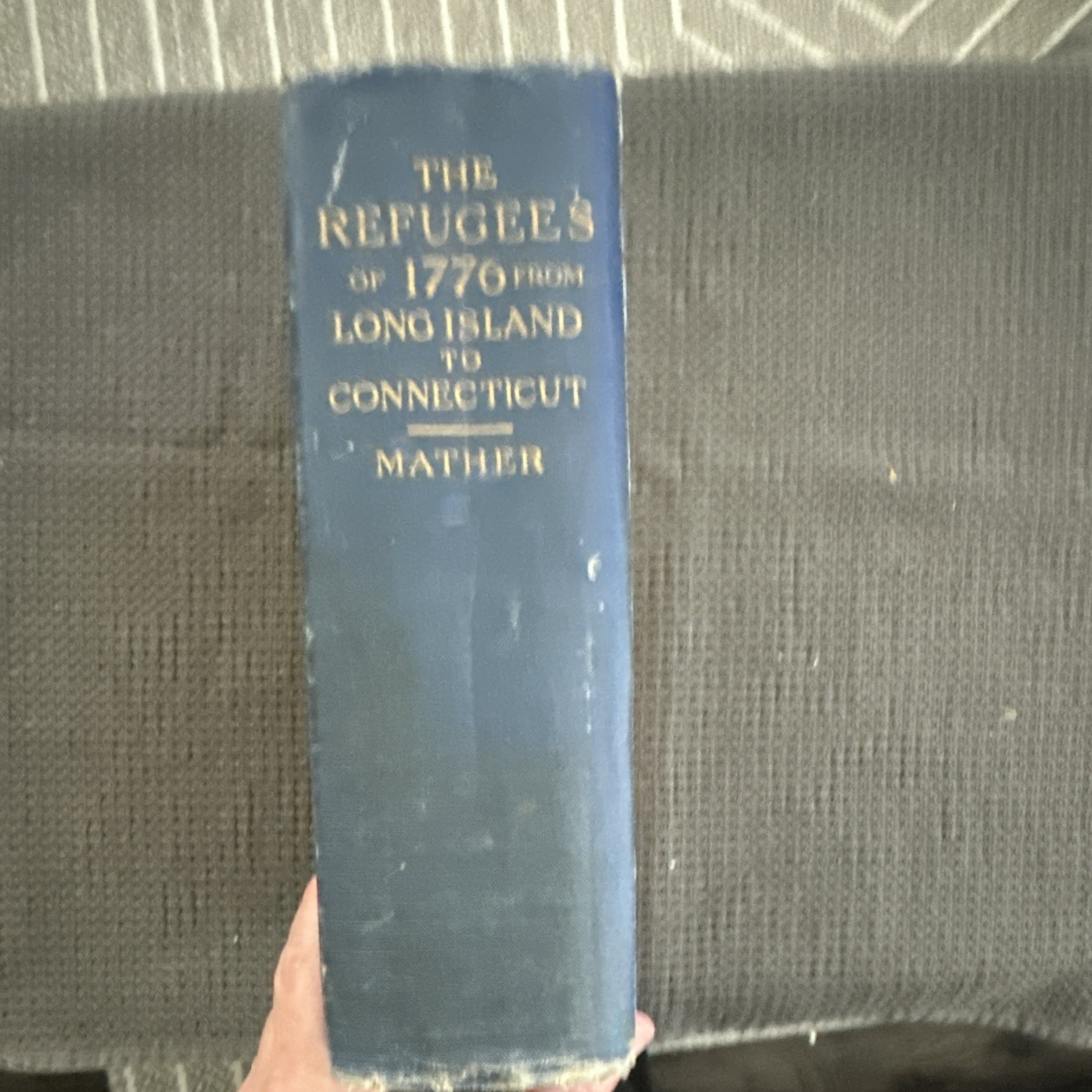 Frederic Gregory Mather The Refugees of 1776 HC Illus 1913 Rev War