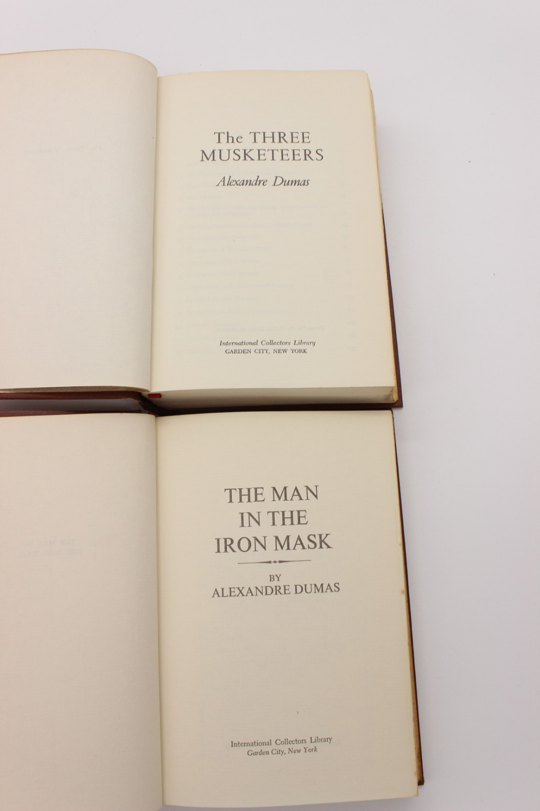 The Three Musketeers & Iron Mask Dumas International Collectors Library Leather