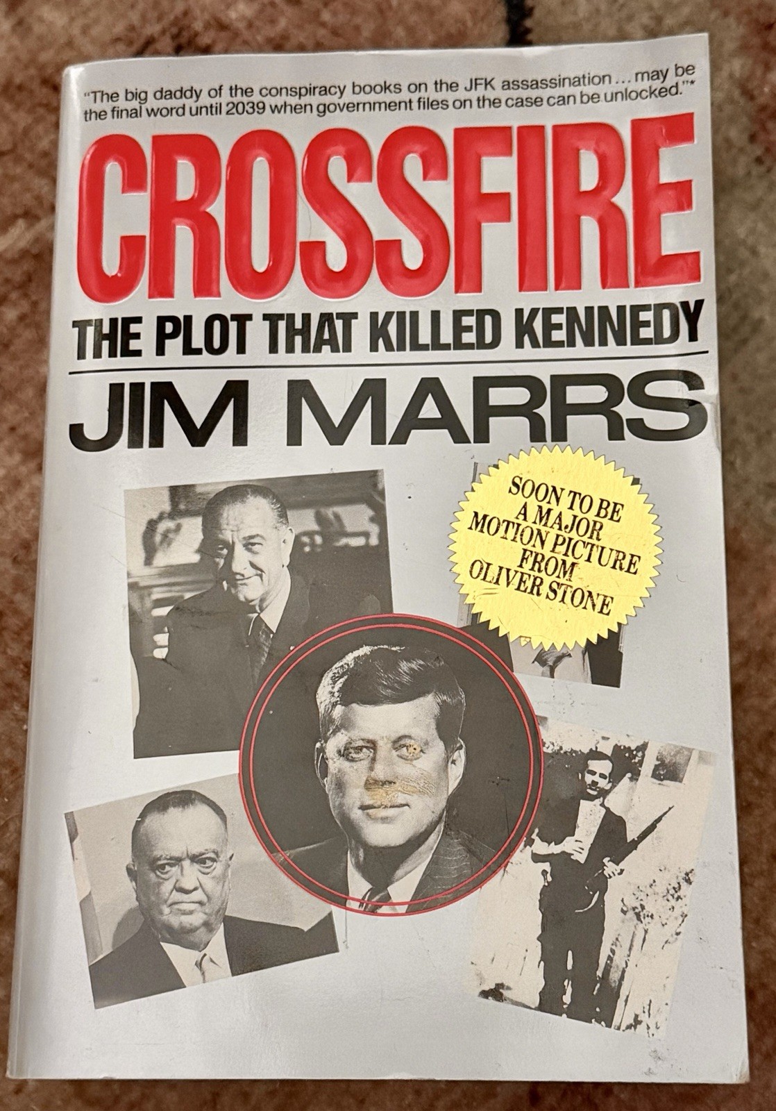 SIGNED Crossfire By Jim Marrs 2nd Printing