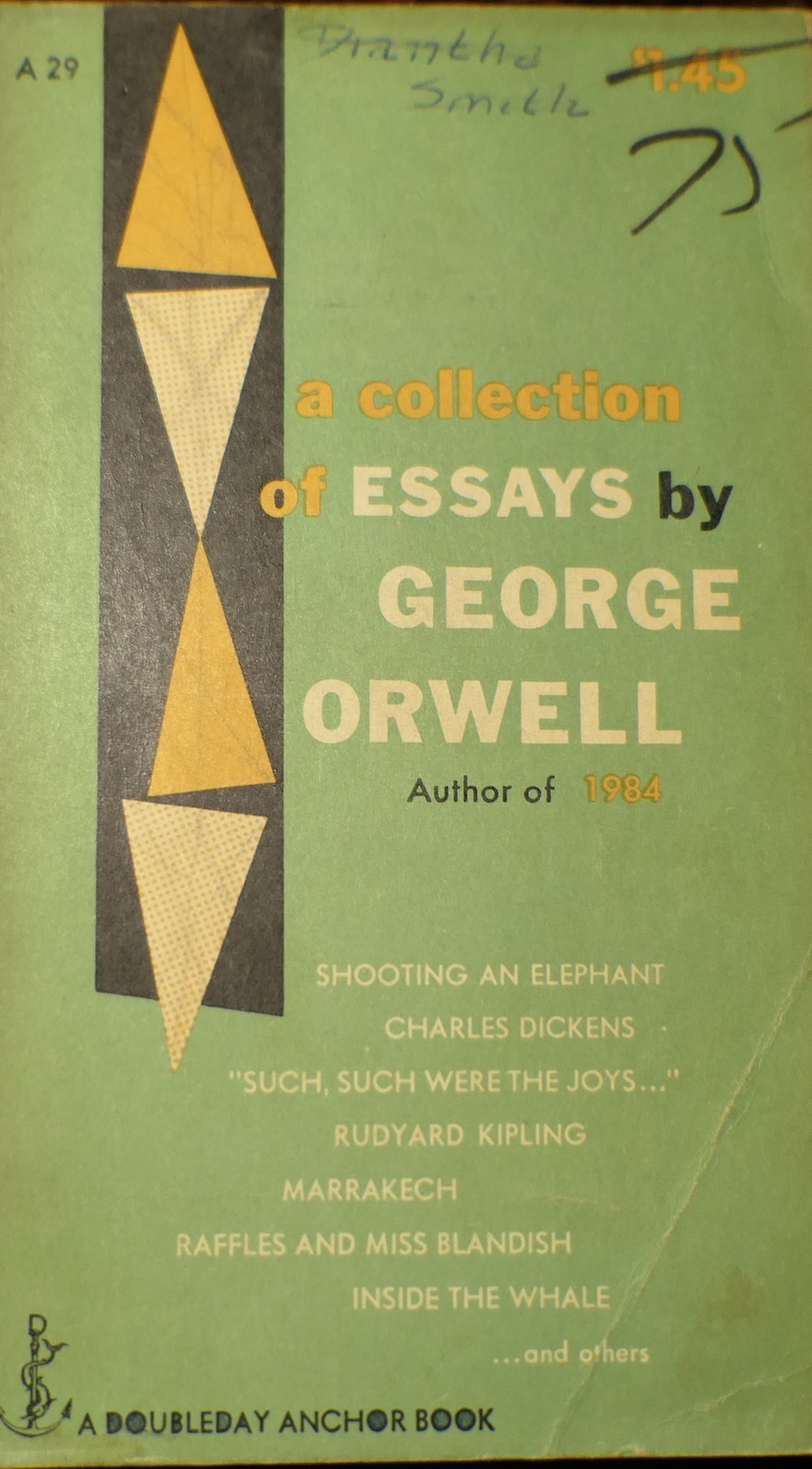 A Collection of Essays by George Orwell