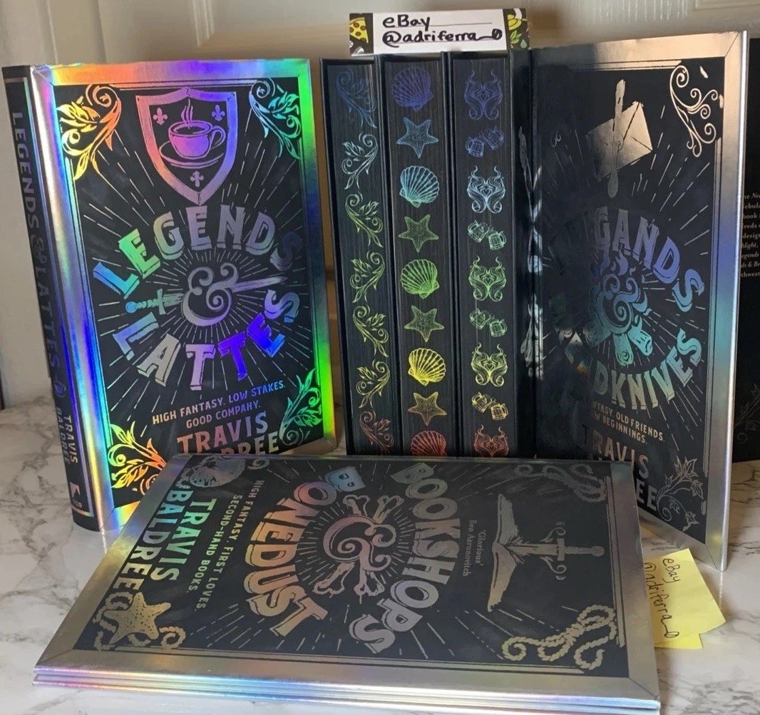 Legends and Lattes 3 Book Set Fairyloot Exclusive Edition Signed Travis Baldree