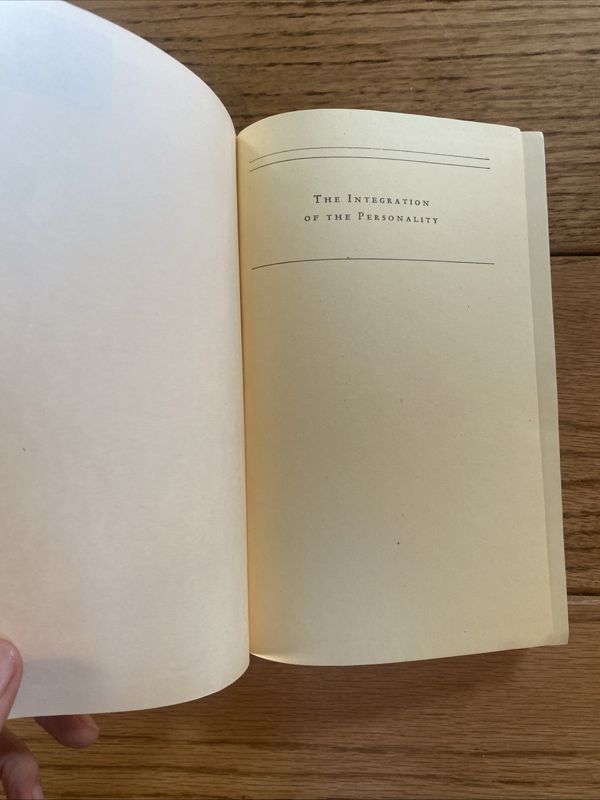 The Integration of the Personality Carl C Jung 1st Edition 1946 HC 4th Printing