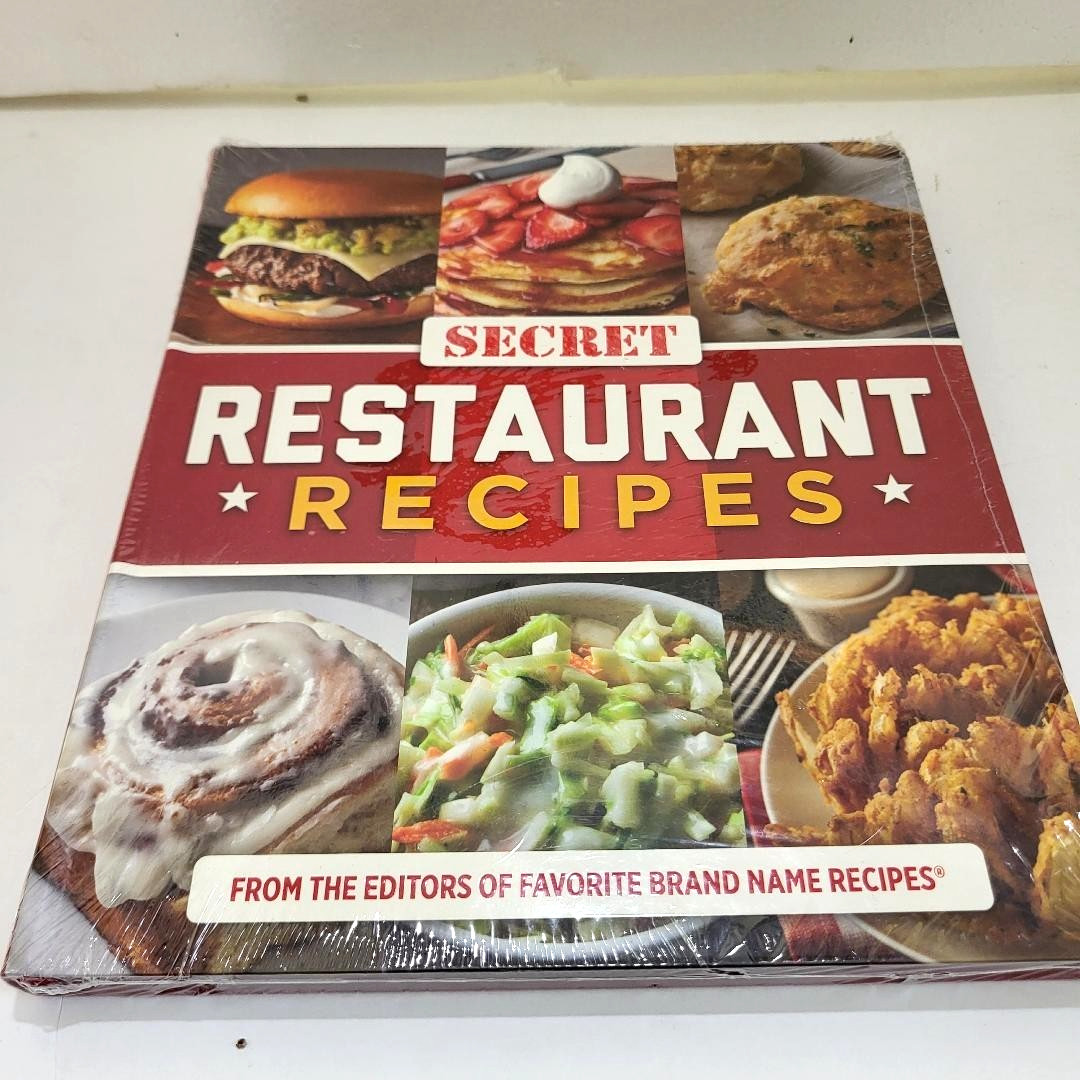 Secret Restaurant Recipes Cookbook 192 pages 85 Recipes Flexibound Brand New