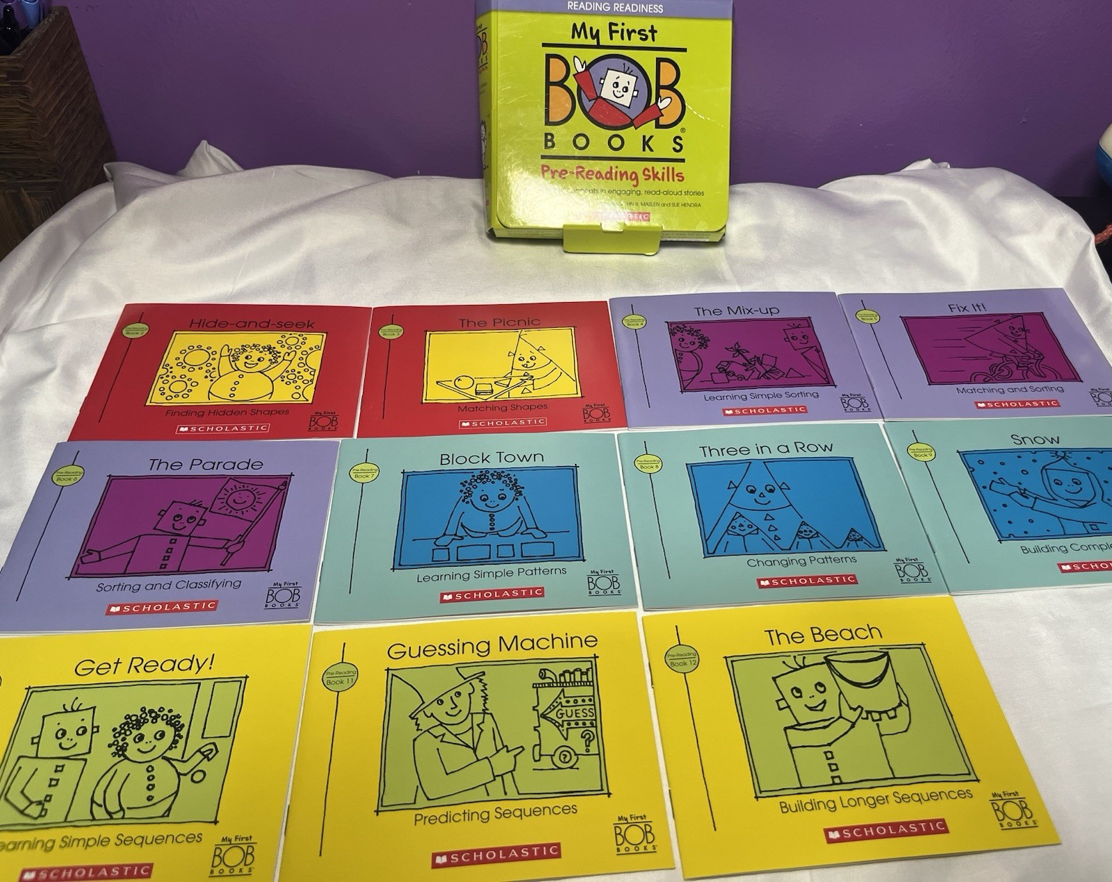 My First Bob Books Pre-Reading Skills Box Set Phonics Scholastic Age 3 Missing 1