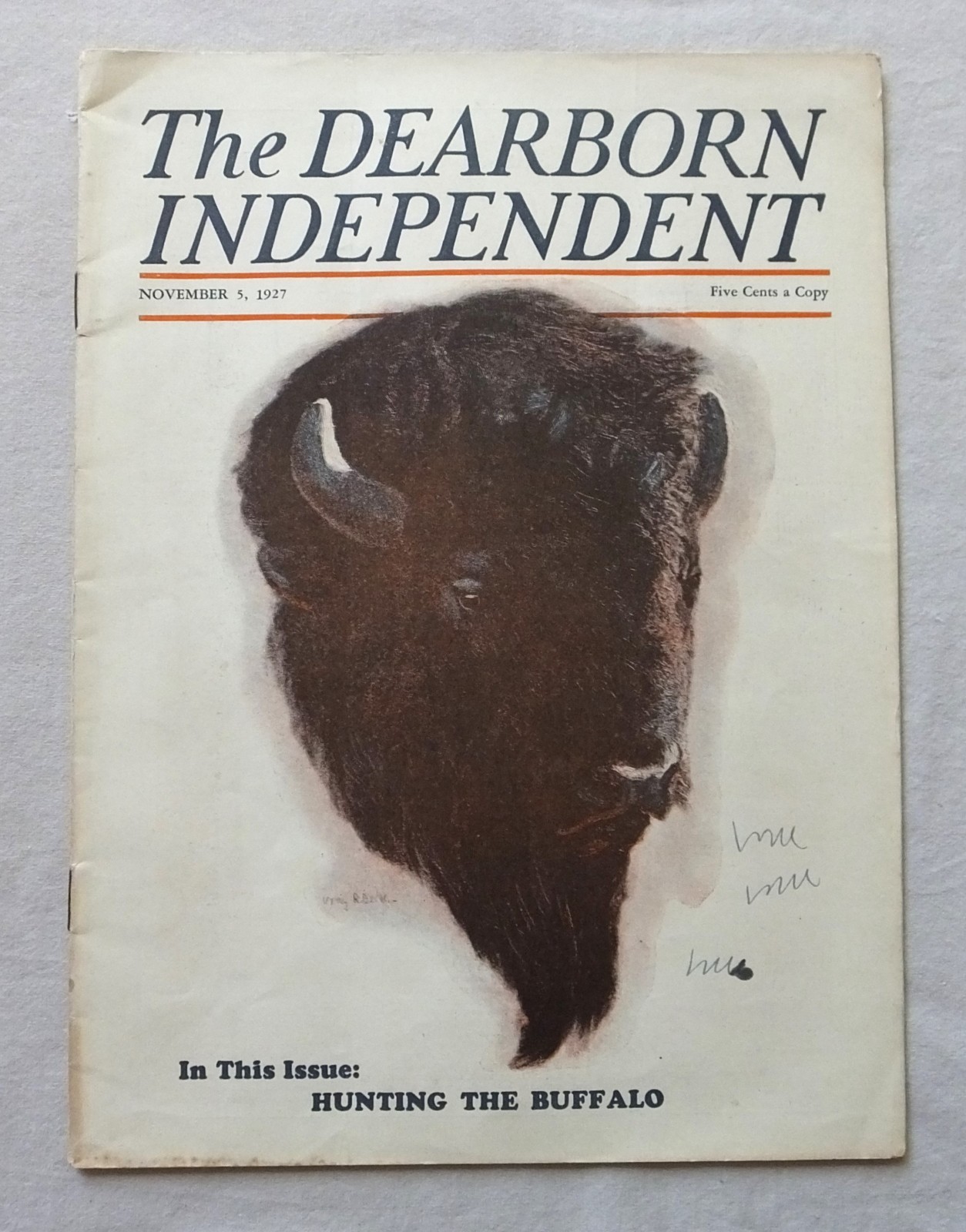 Vintage used THE DEARBORN INDEPENDENT NOV. 5, 1927, VOL. 28, NO. 3 HENRY FORD